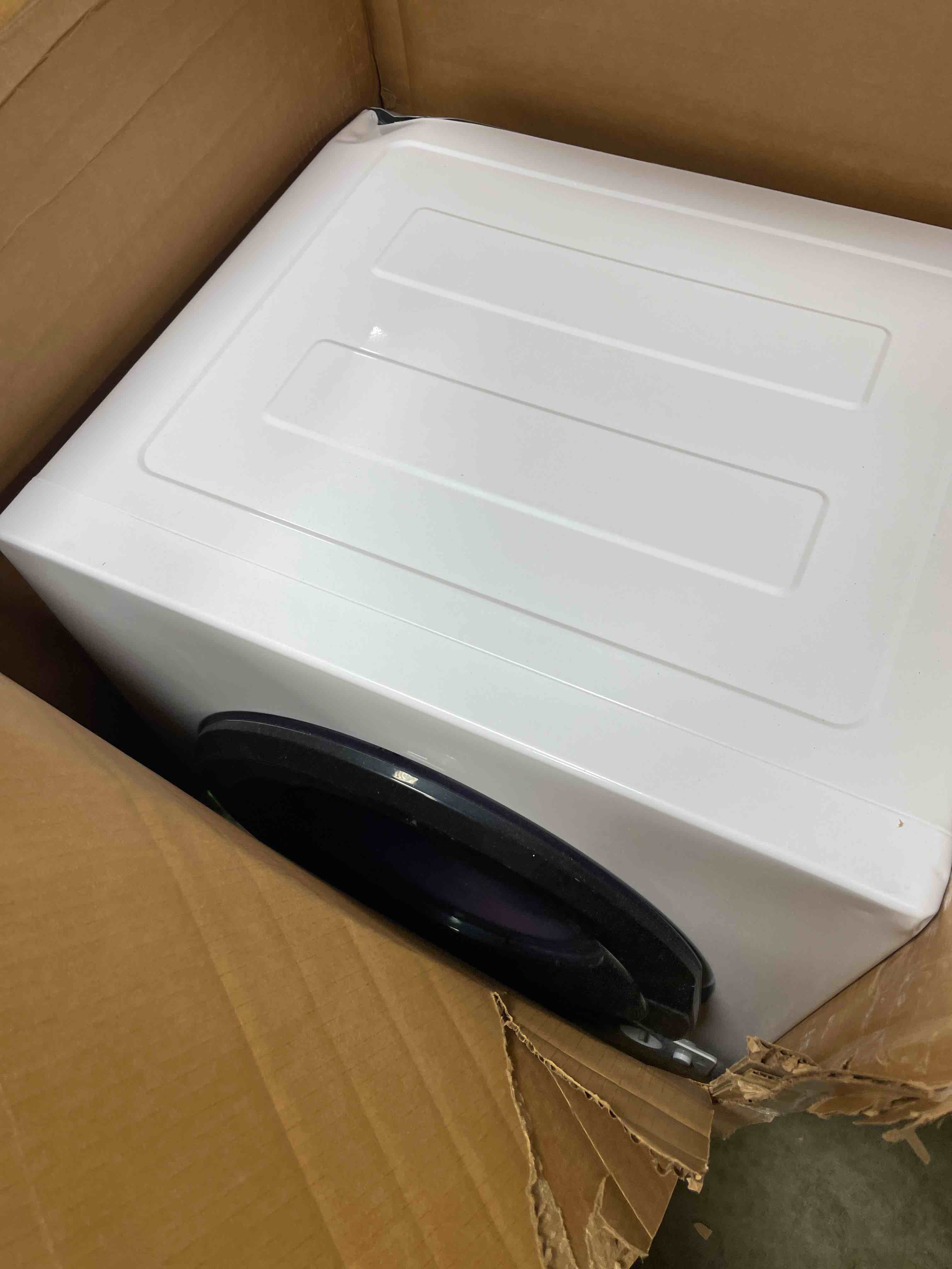 Condition photo showing Good Condition for ROVSUN 2.6 Cu.Ft. Portable Dryers for Laundry, Compact Portable Clothes Dryer with Stainless Steel Tub, Dryer Machine, 110V Electric Dryer with Control Knob for Apartment, Dorm, RV, White, 1400W