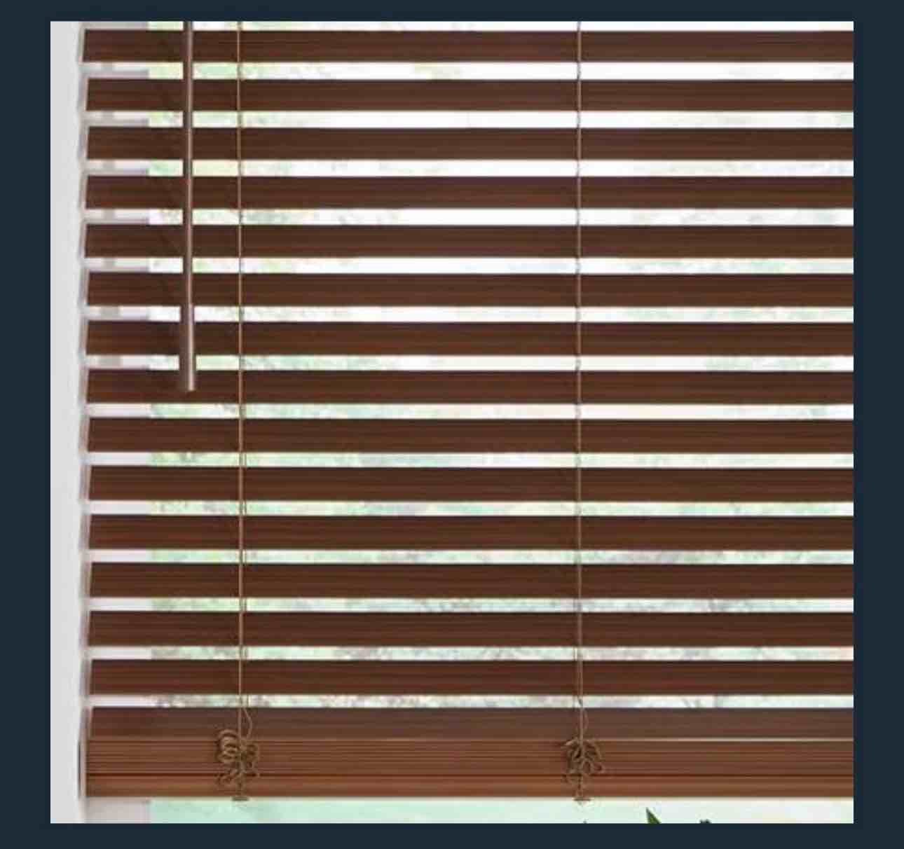 cordless 2 inch faux wood blinds