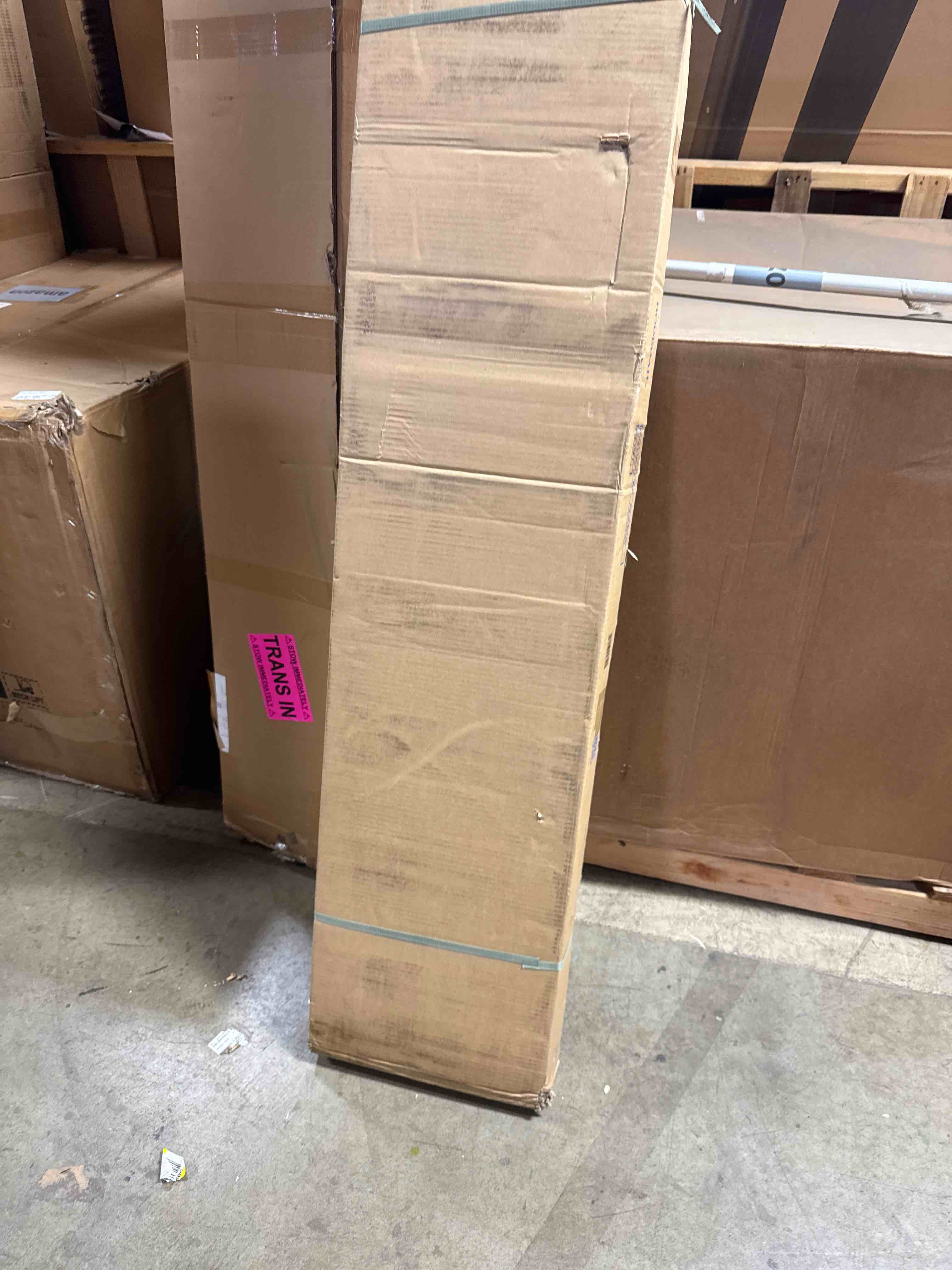 Condition photo showing New/Like New for hodedah import 5 shelf bookcase, black black 5-shelf