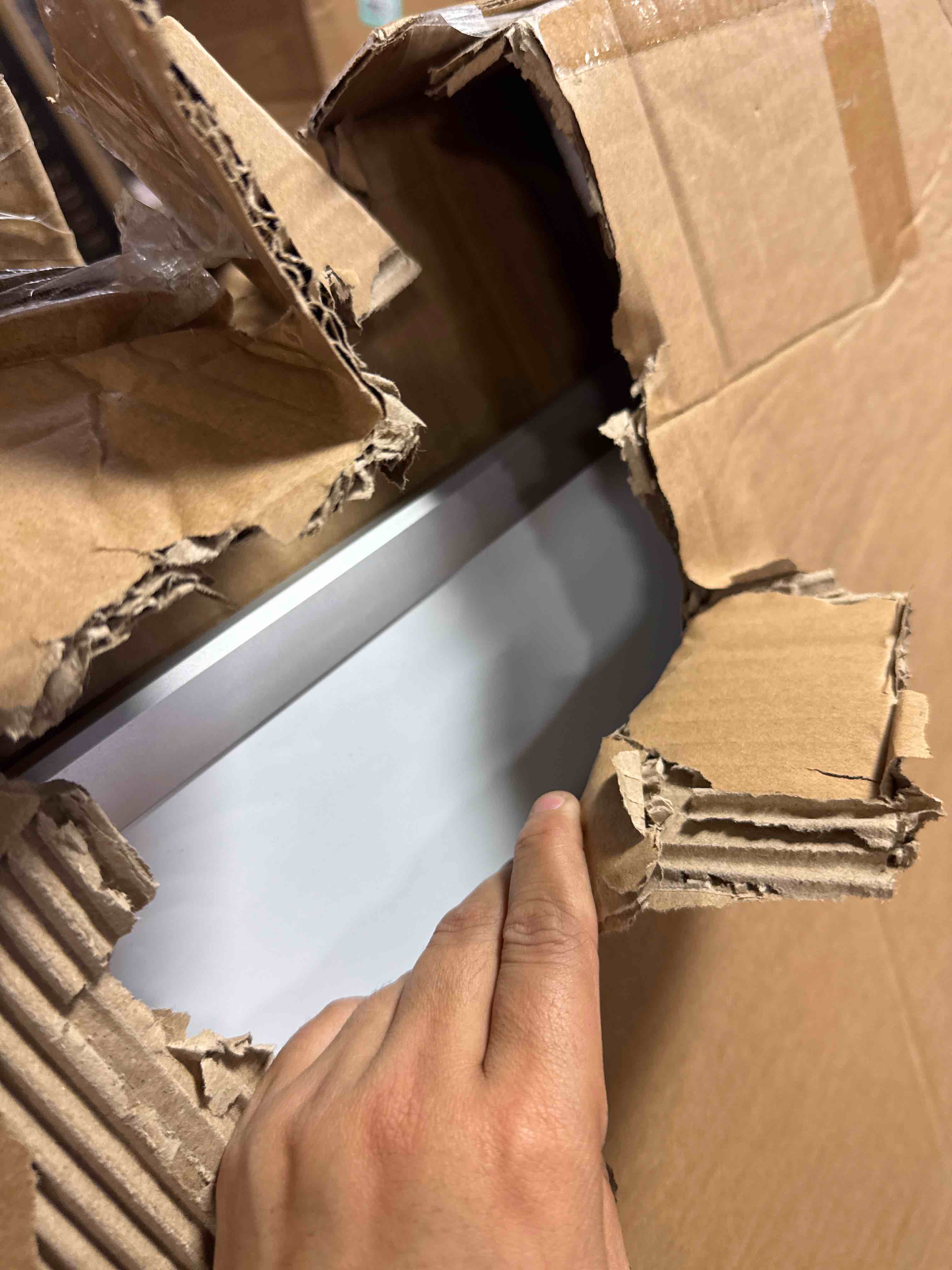 Condition photo showing Good Condition for quartet magnetic dry erase white board, 8' x 4 whiteboard, nano-clean surface resists ink stains, alloy steel, silver aluminum frame (sm538)