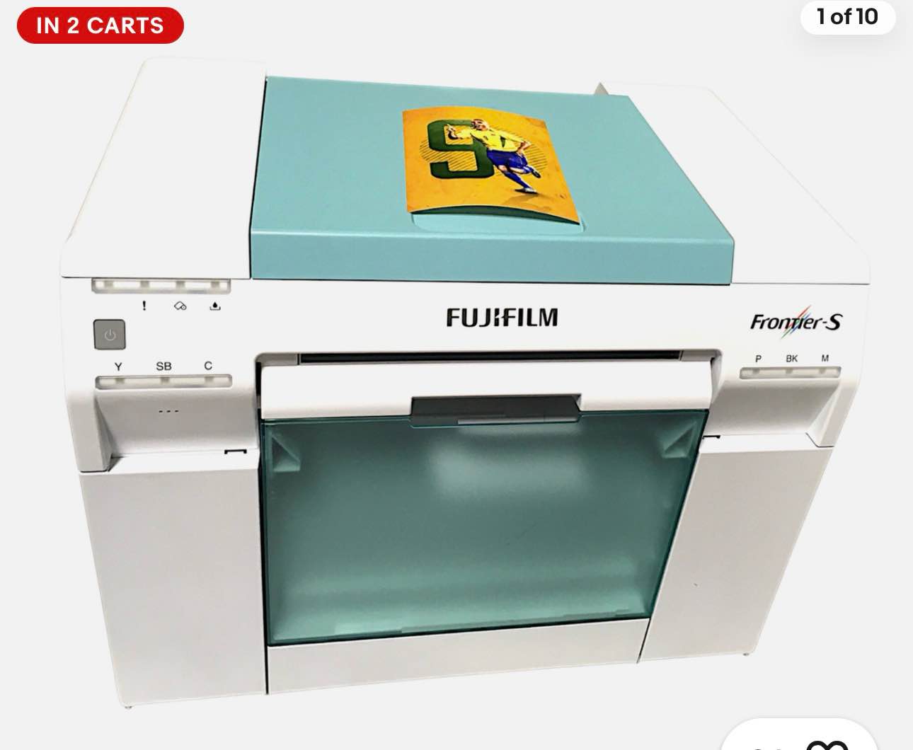 FUJIFILM DX100 Frontier-S Smart Inkjet Photo Printer Tested Working ( Missing Power Cable)