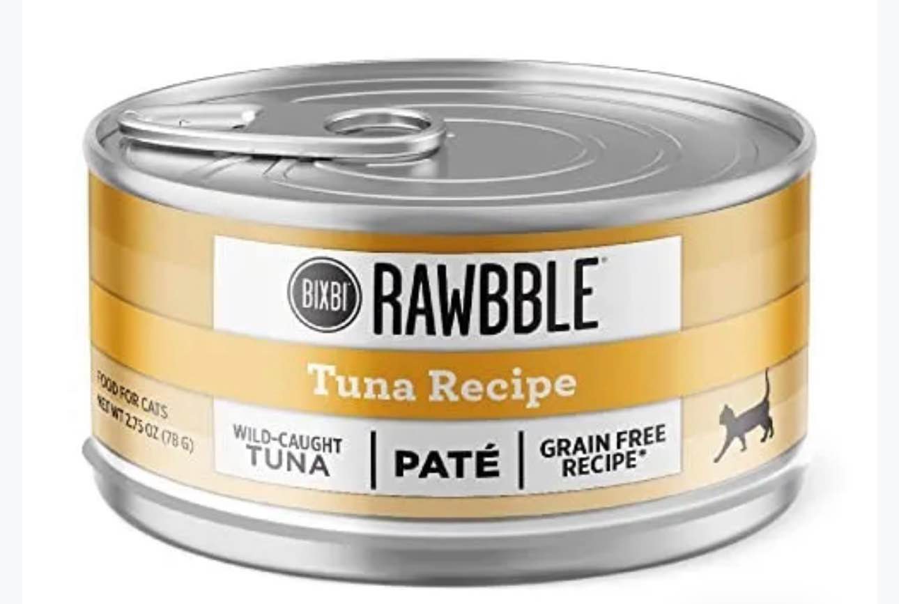 rawbble® wet food for cats – tuna paté recipe 2.75oz ( 24 cans)
