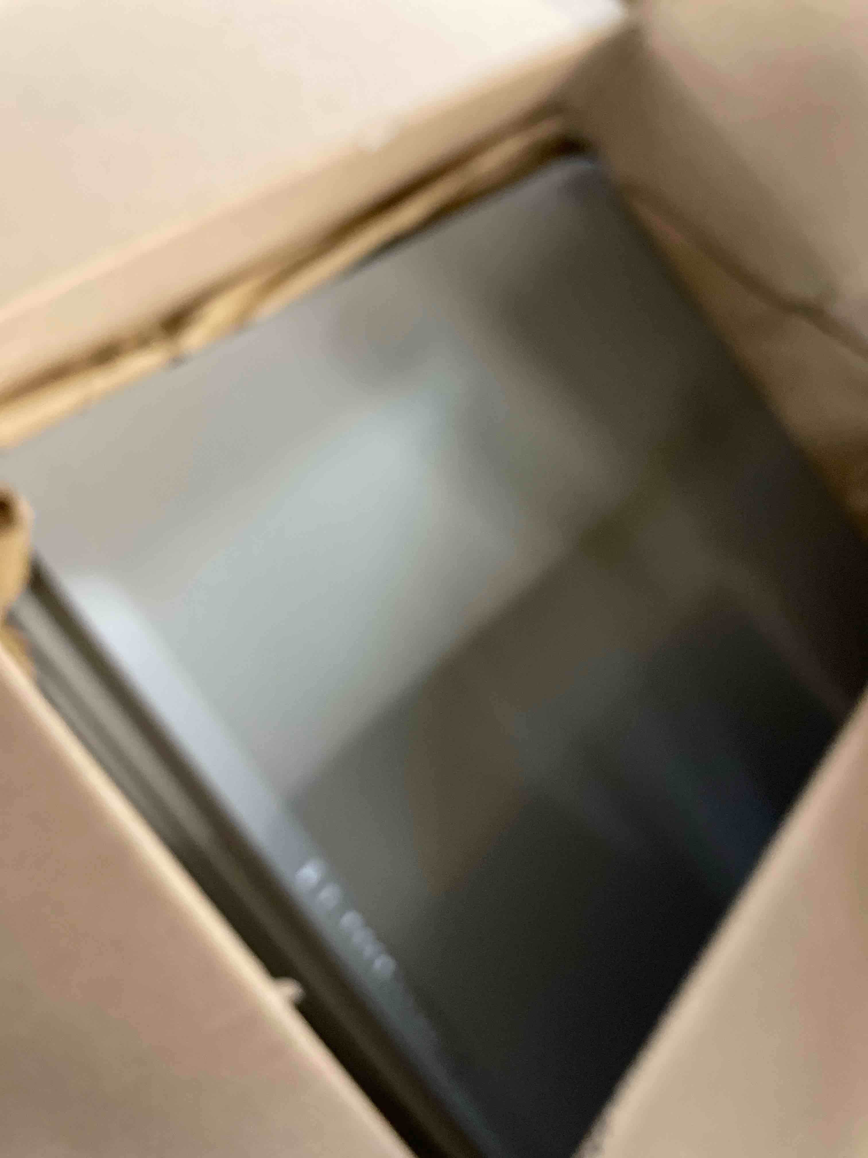 Condition photo showing As Is for Farberware Insulated Bakeware Nonstick Cookie Baking Sheet, 15.5" x 20", Light Gray