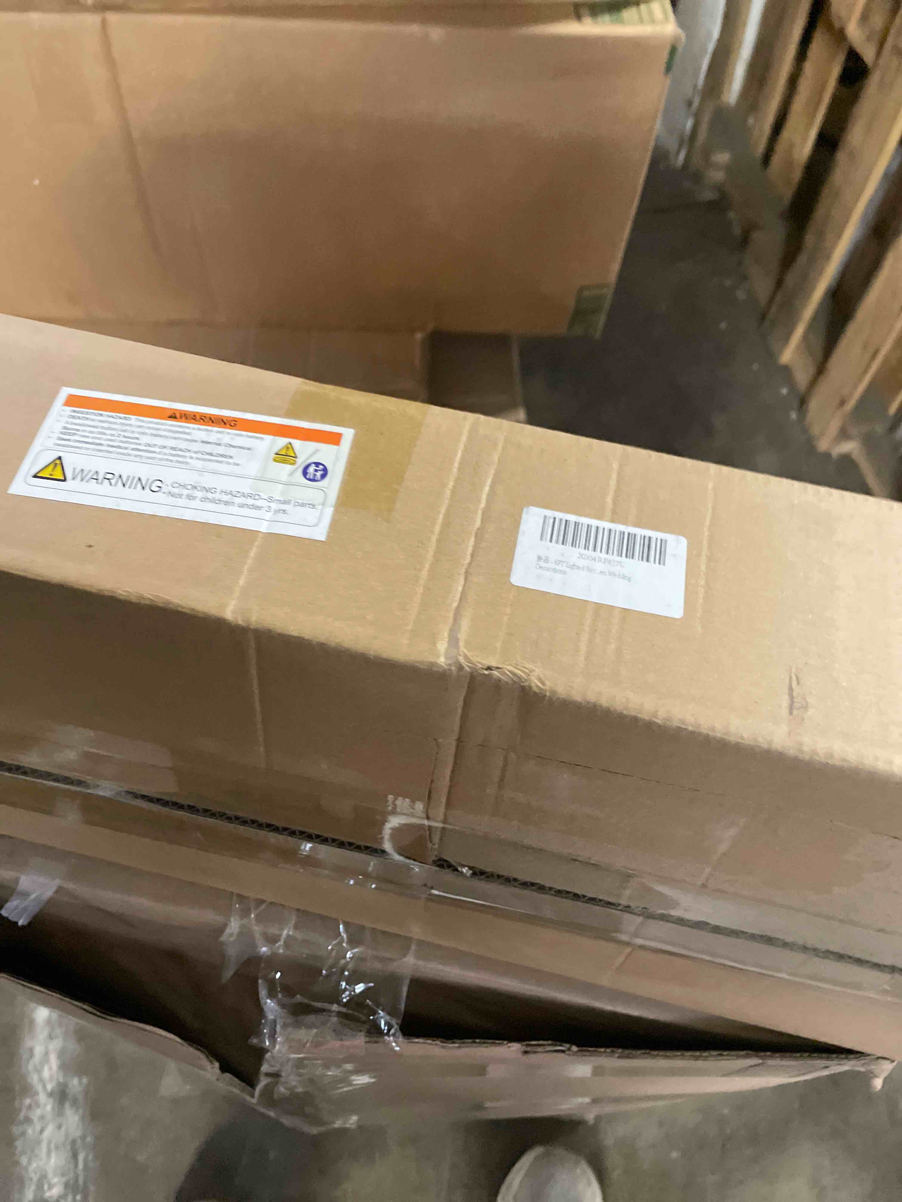 Condition photo showing As Is for 6FT Lighted Birch Tree, Birch Tree with 880 LED Lights, 8 Twinkling Modes and Timer, Dimmable, Twinkle Christmas Tree for Indoor Outdoor Home Party Garden Wedding Decorations 6ft-880lights