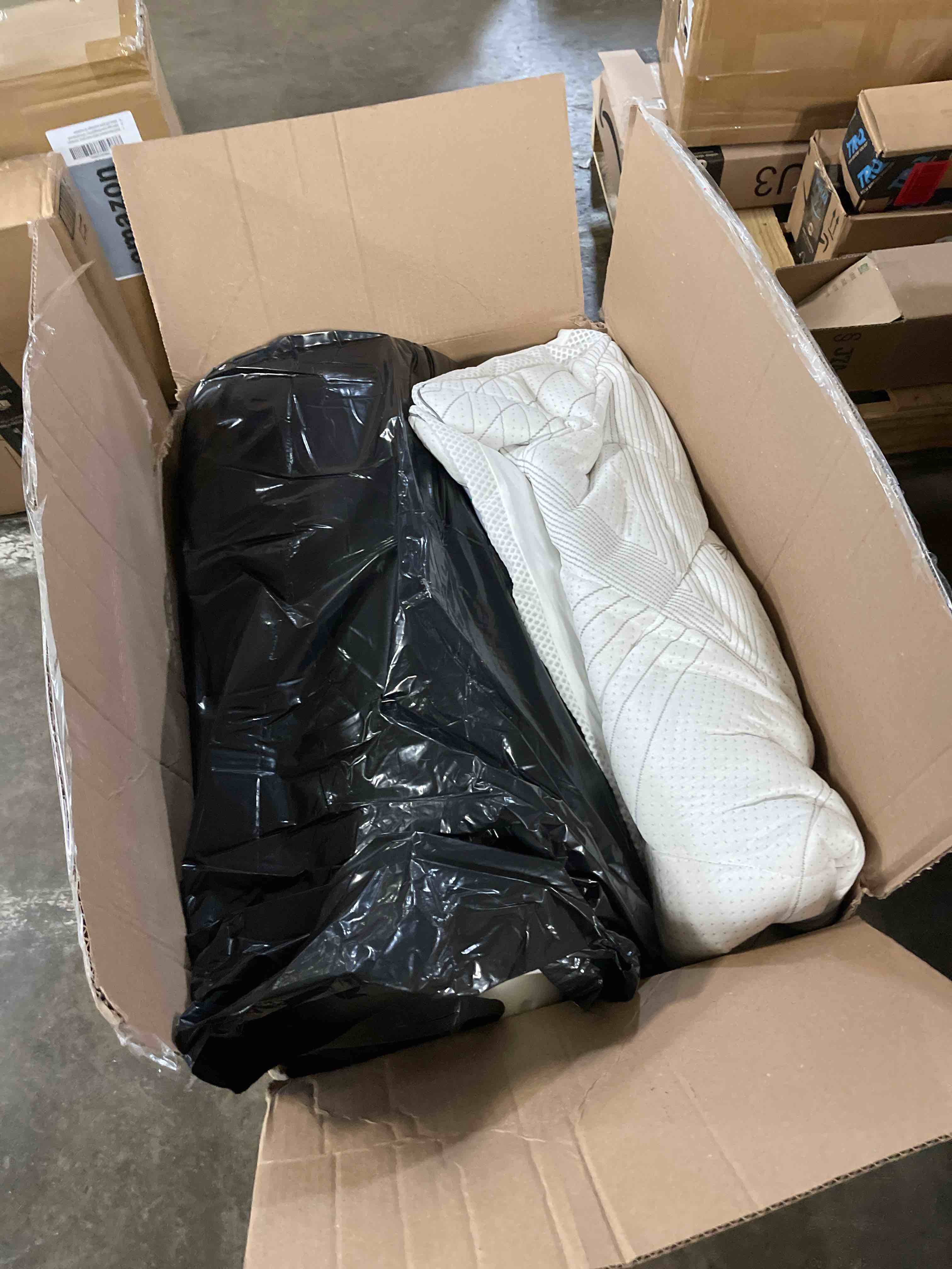 Condition photo showing As Is for Bedlore 4-Inch Queen Mattress Topper for Back Pain - Dual Layer Medium Support (2" Gel Memory Foam + 2" Cooling Fluffy Pillow Top Pad), Breathable & Pressure Relief (White) White Queen