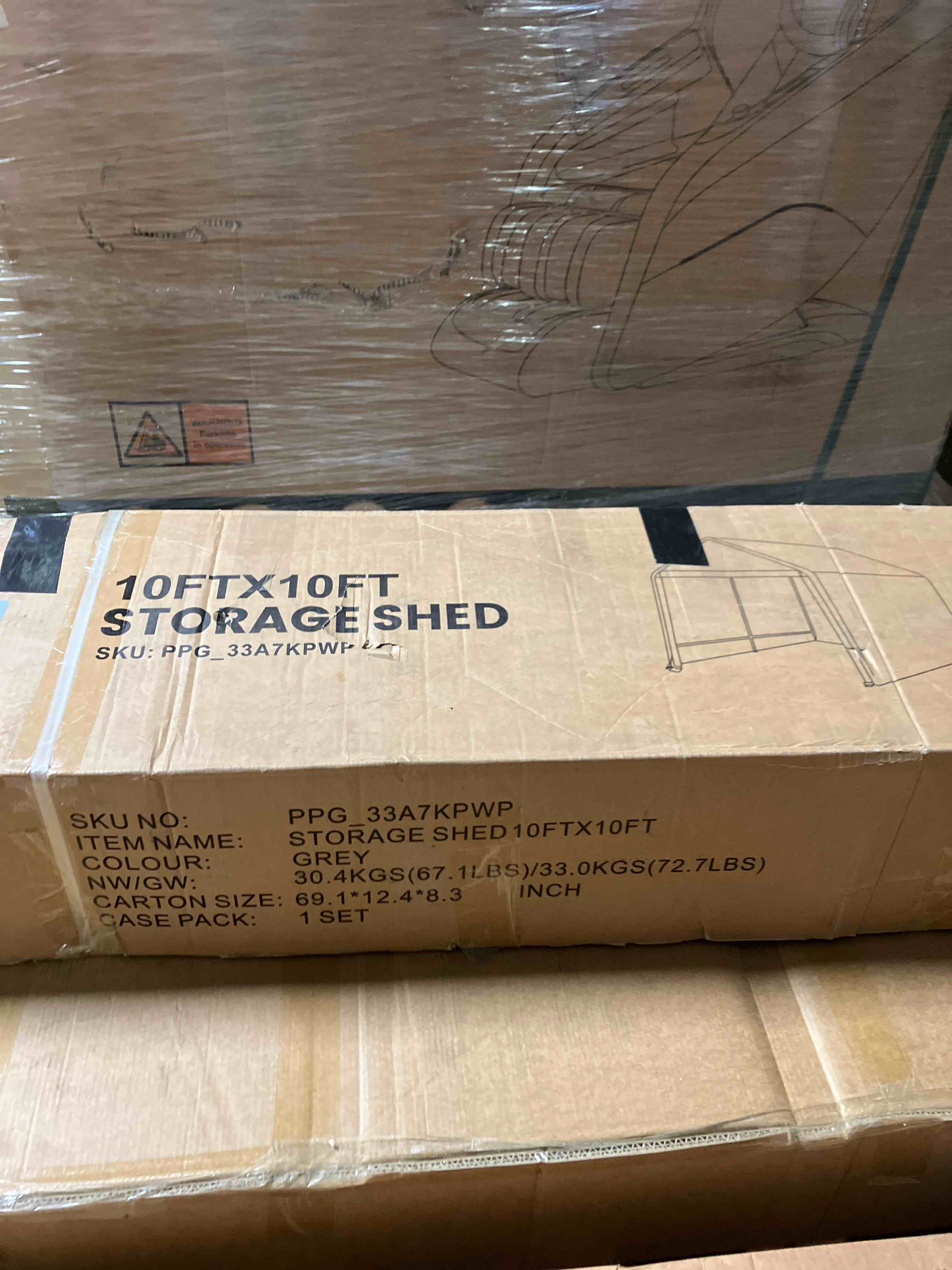 Condition photo showing New/Like New for Garvee 10x10 storage shed