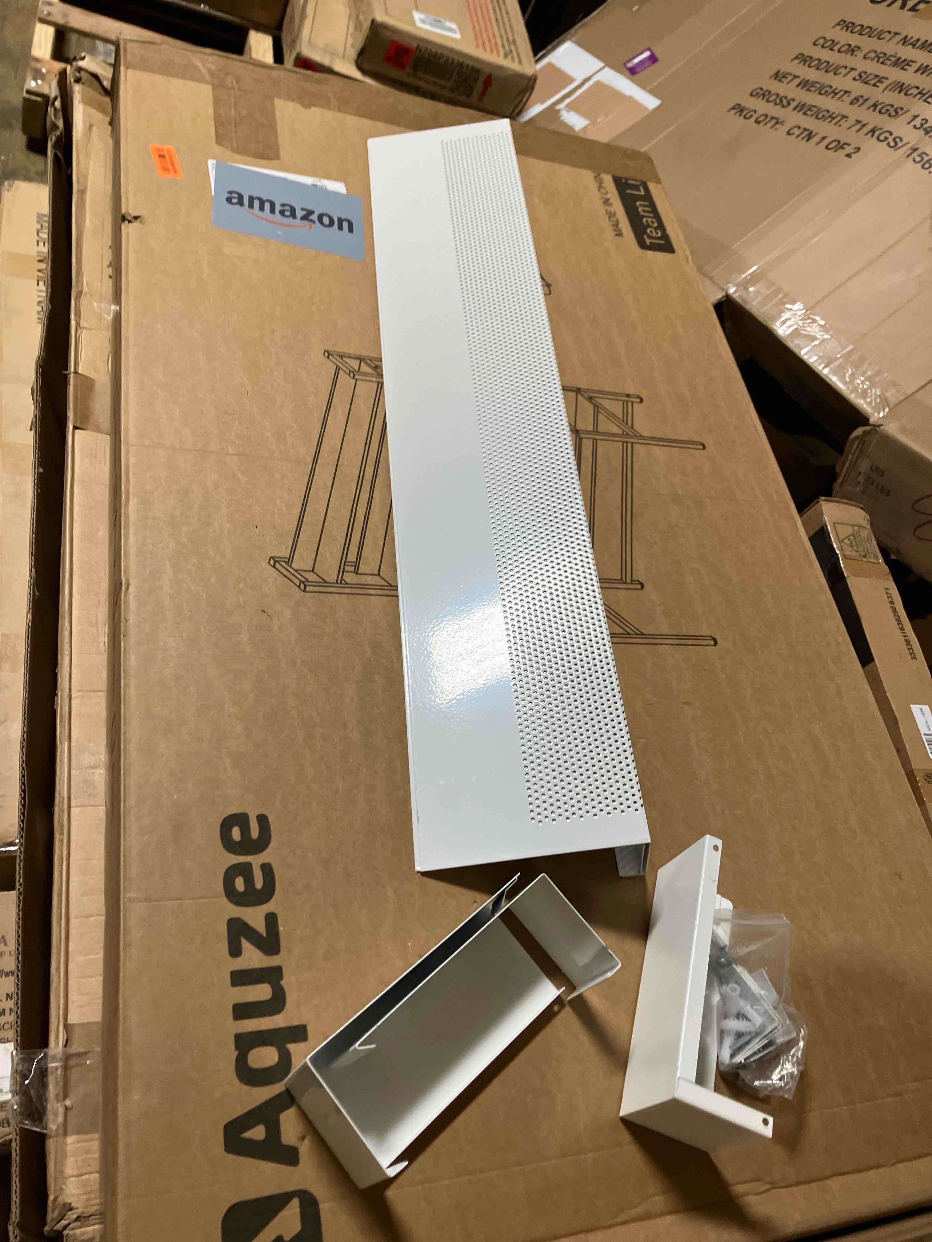 Condition photo showing New/Like New for KASTLITE Linear Under Cabinet Light Cover Replacement | White Ribbed Acrylic Undercabinet Lens Diffuser | 12" L x 2-3/4"W x 15/16" H | Under Counter Lights for Kitchen, Bathroom & Vanity | Shape D