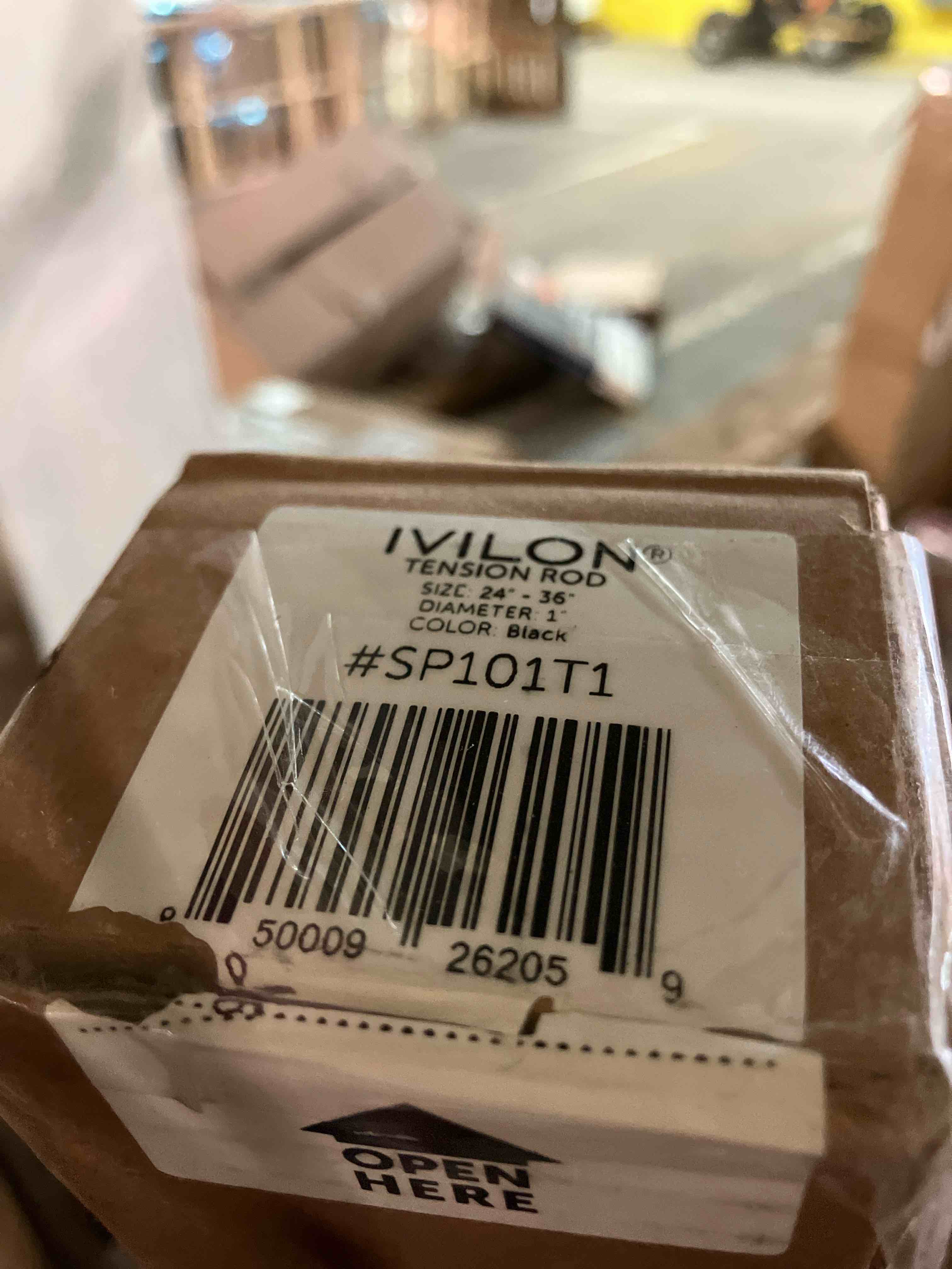 Condition photo showing New/Like New for Ivilon Tension Curtain Rod - Spring Tension Rod for Windows or Shower  24 to 36 Inch. Chrome