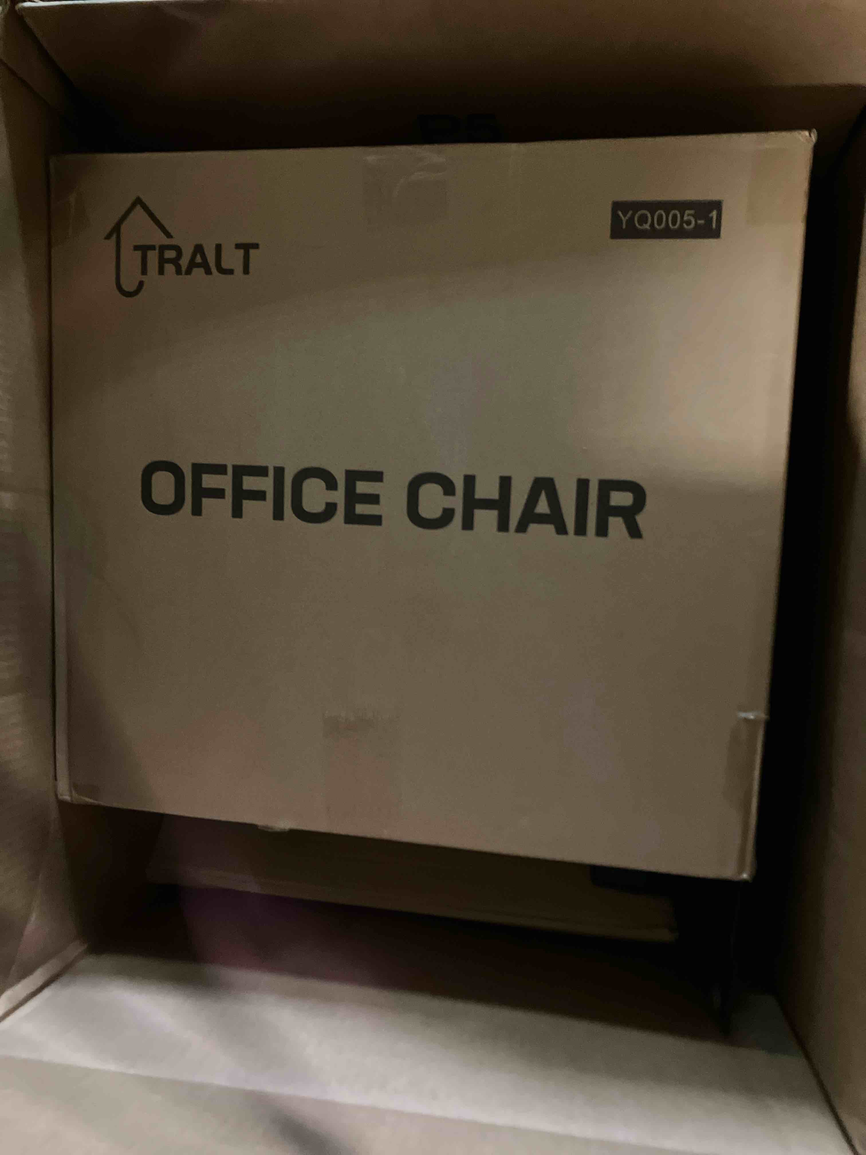 Condition photo showing Good Condition for TRALT Office Chair - Ergonomic Office Chair with Back Support, Computer Chair - Home Office Desk Chair, 330 lbs Wide Seat Big and Tall Office Chairs with Headrest, Comfy Desk Chairs (Black)