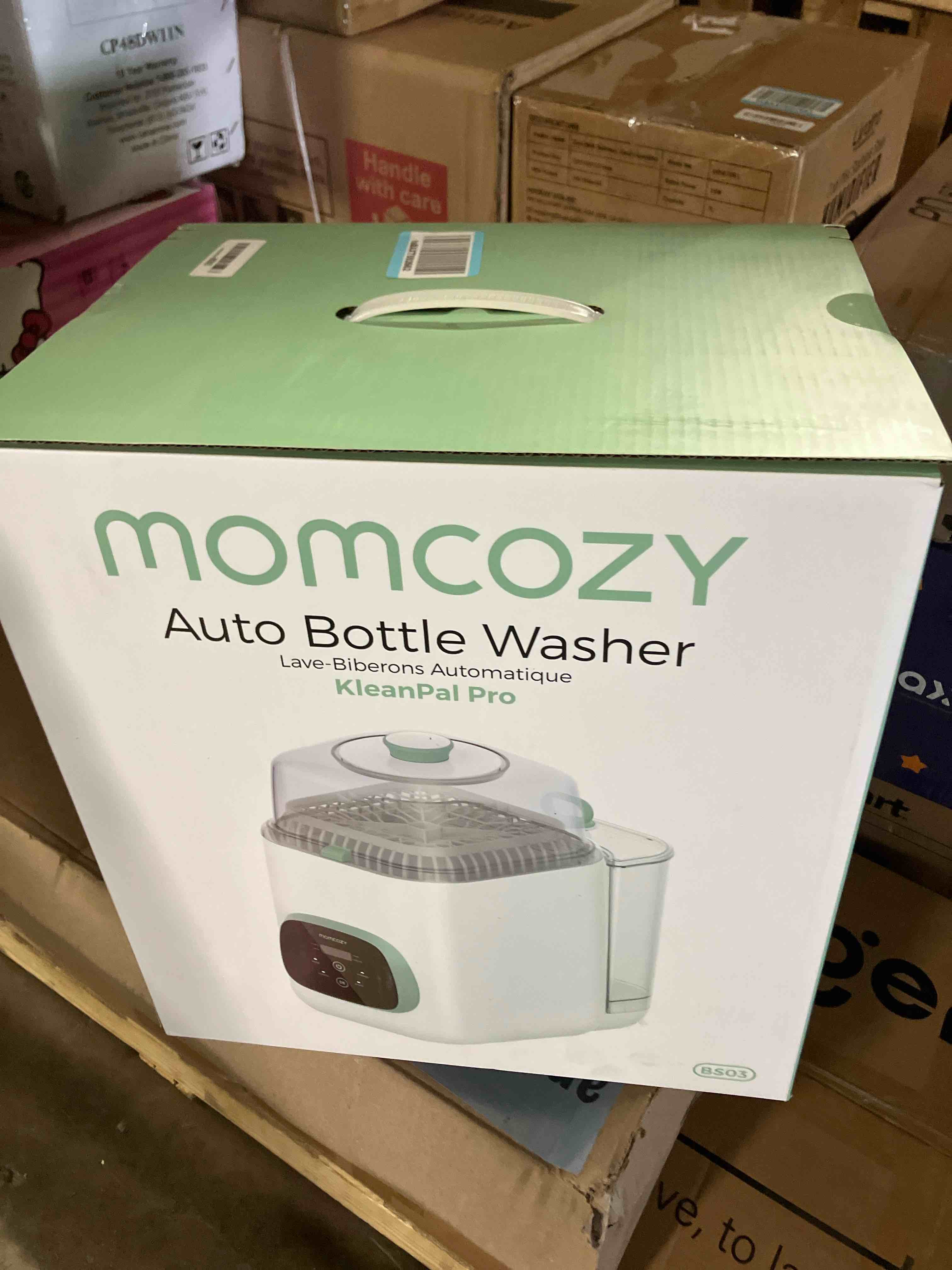 Condition photo showing New/Like New for Momcozy KleanPal Pro Baby Bottle Washer, Sterilizer & Dryer - All-in-One Cleaning Machine for Bottles, Pump Parts & Baby Essentials - Time-Saving & Effortless Care White