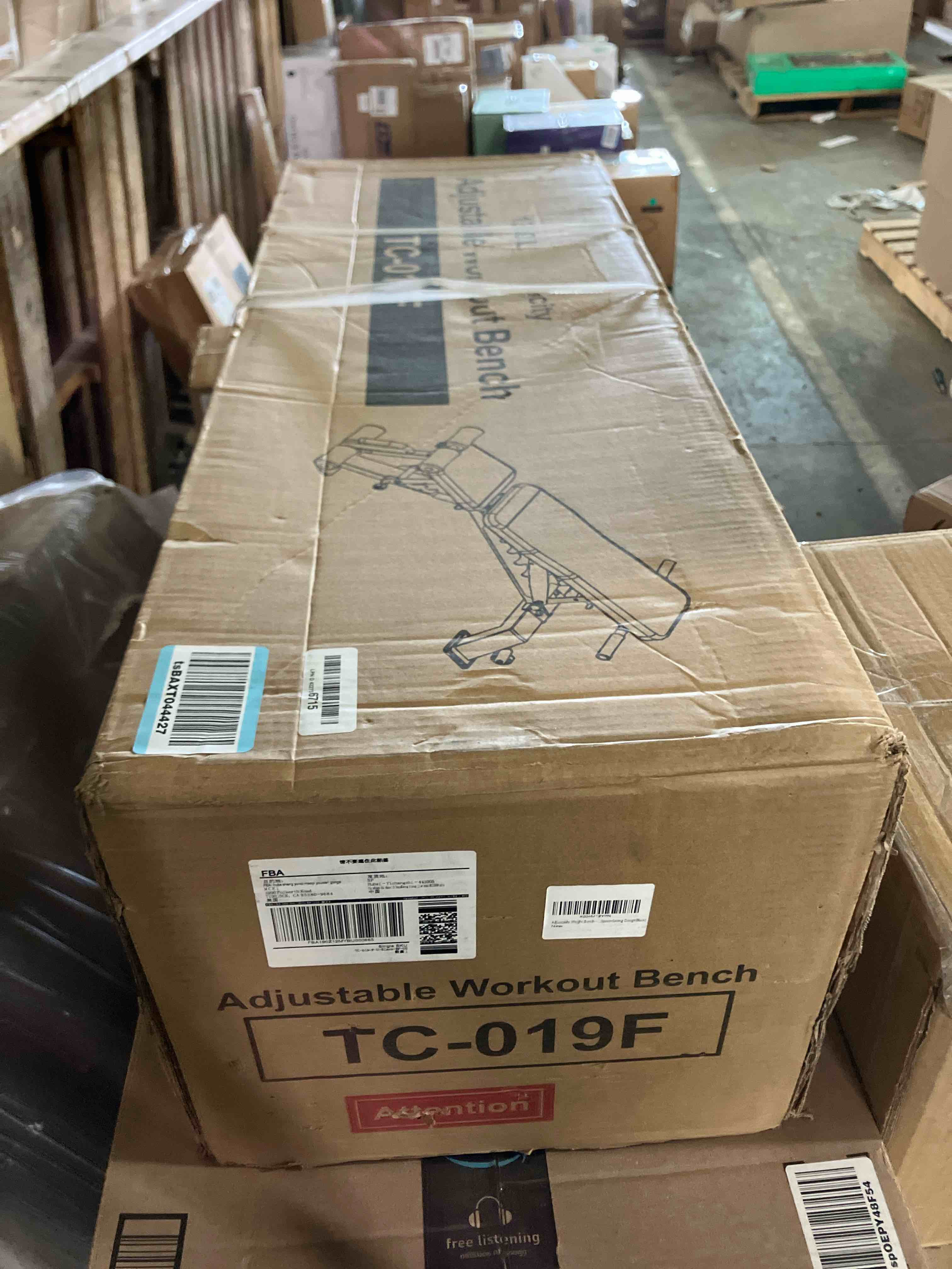 Condition photo showing New/Like New for Adjustable Weight Bench - Foldable Workout Bench for Home Gym, PRO Heavy Duty 1300lb Capacity Full Body Strength Training with 8-Level Incline/Flat/Decline Positions & Space-Saving Black