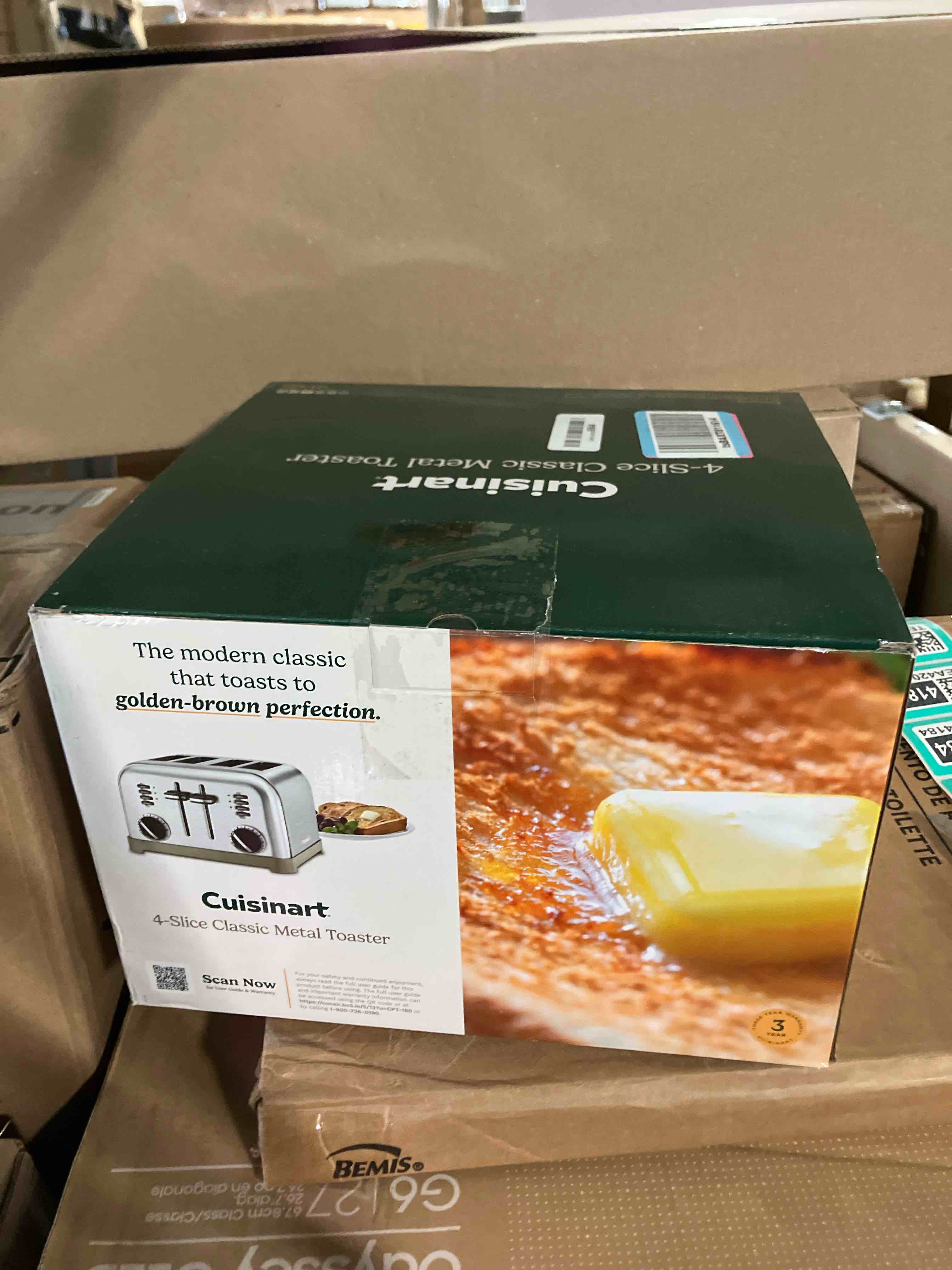 Condition photo showing New/Like New for Cuisinart 4-Slice Classic Toaster - Stainless Steel - CPT-180P1