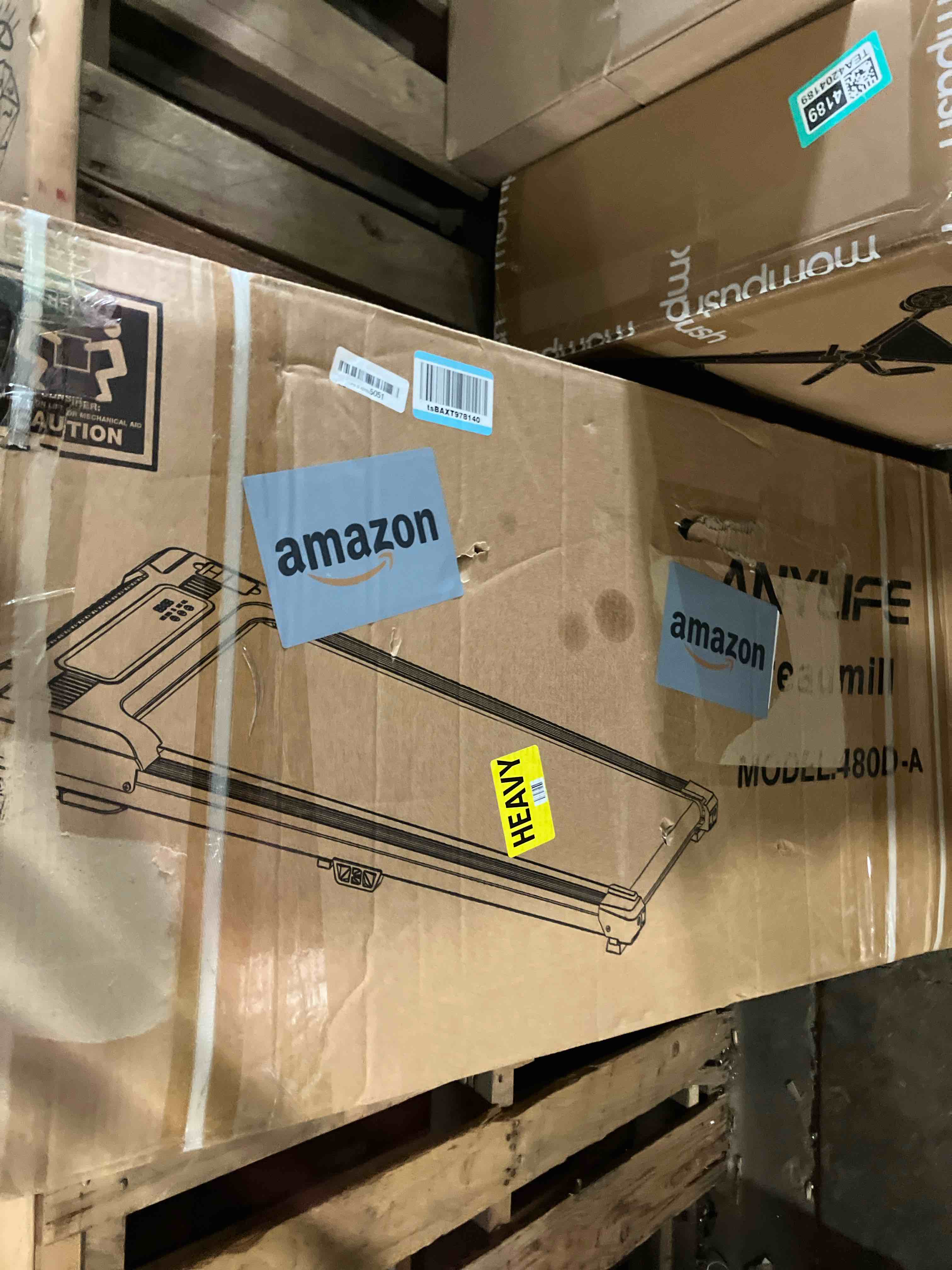 Condition photo showing Good Condition for Walking Pad Treadmill, Anylife Incline Walking Pads Under Desk 330lb Capacity, 2.5HP Portable Treadmills for Home, Compact Treadmill Small Running Pad with LED Display, Remote Control