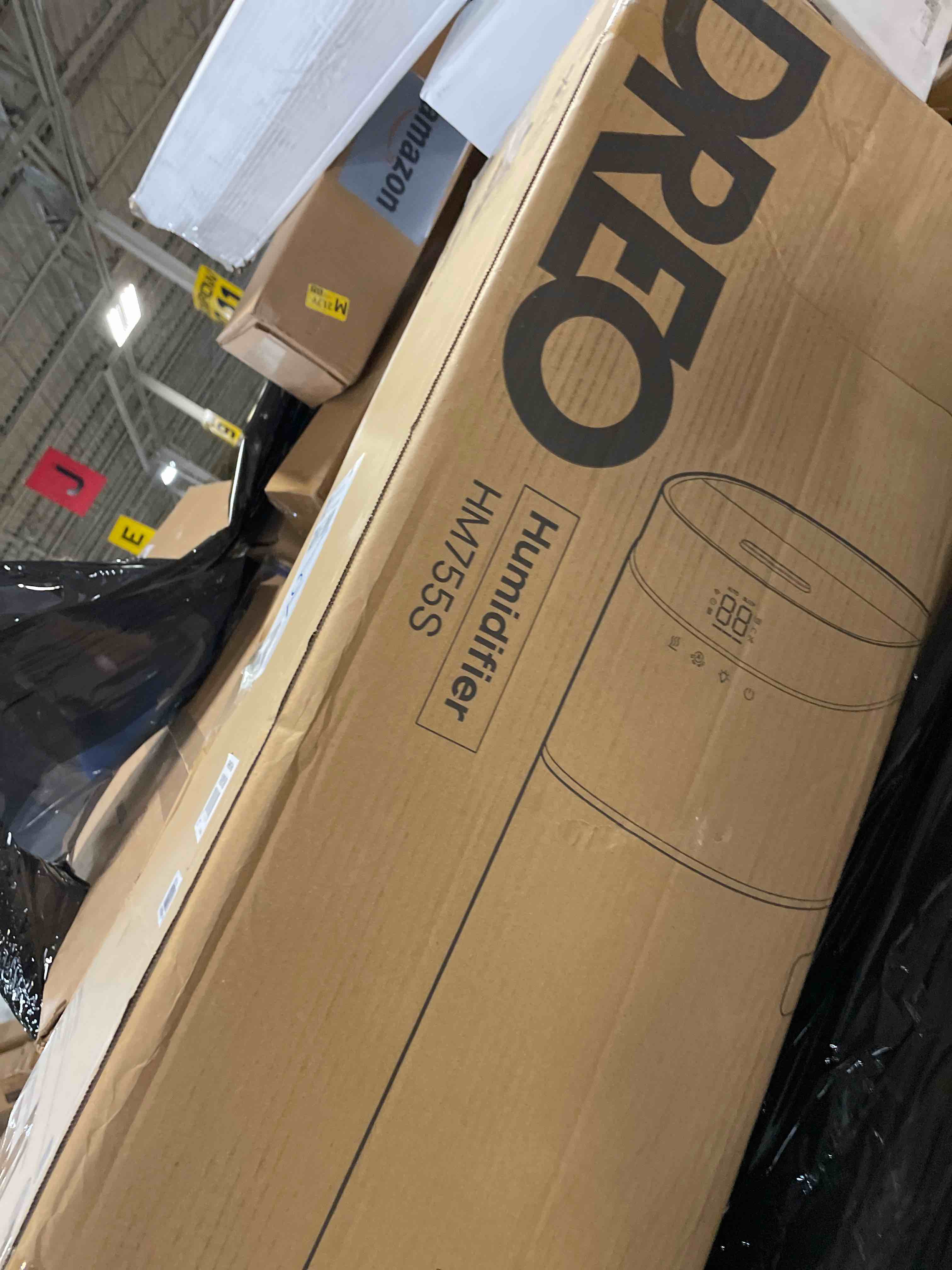Condition photo showing Good Condition for Dreo 16L Smart Humidifier Large Room 1000 ft², 130H Cool Mist Air Humidifiers for Bedroom Plants Baby, Top Fill, Remote/Touch/Voice & APP Control, Self-Cleaning Tank, 30dB, RGB Light, HM755S Grey