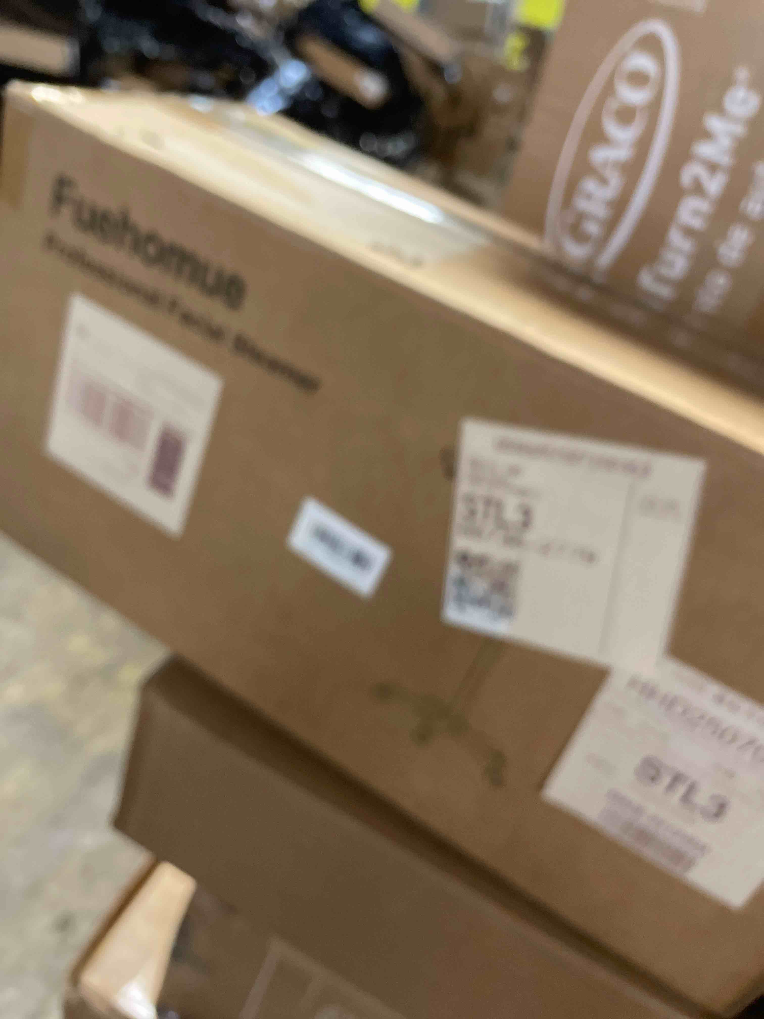 Condition photo showing New/Like New for Professional Facial Steamer, Esthetician Steamer on Wheels, Stand Face Steamer for Facial Deep Cleaning and Hydration, Steamer for Facial for Personal Care or Beauty Spa or Salon, White Fu-08 Large