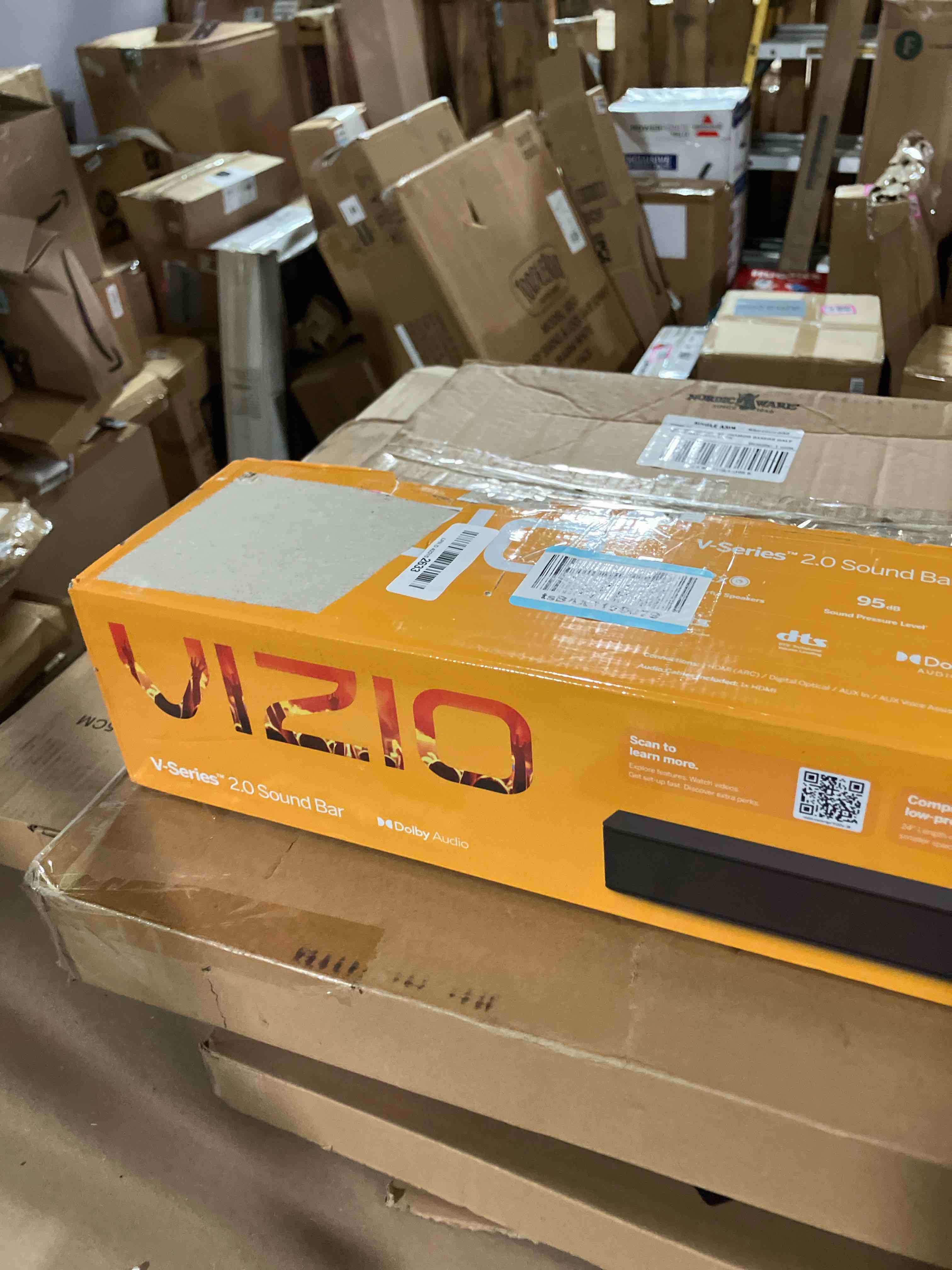 Condition photo showing Good Condition for VIZIO V-Series 2.0 Compact Sound Bar with Dolby Audio, DTS:X, Bluetooth V20x-J8 Soundbar Only 24 inch 2.0