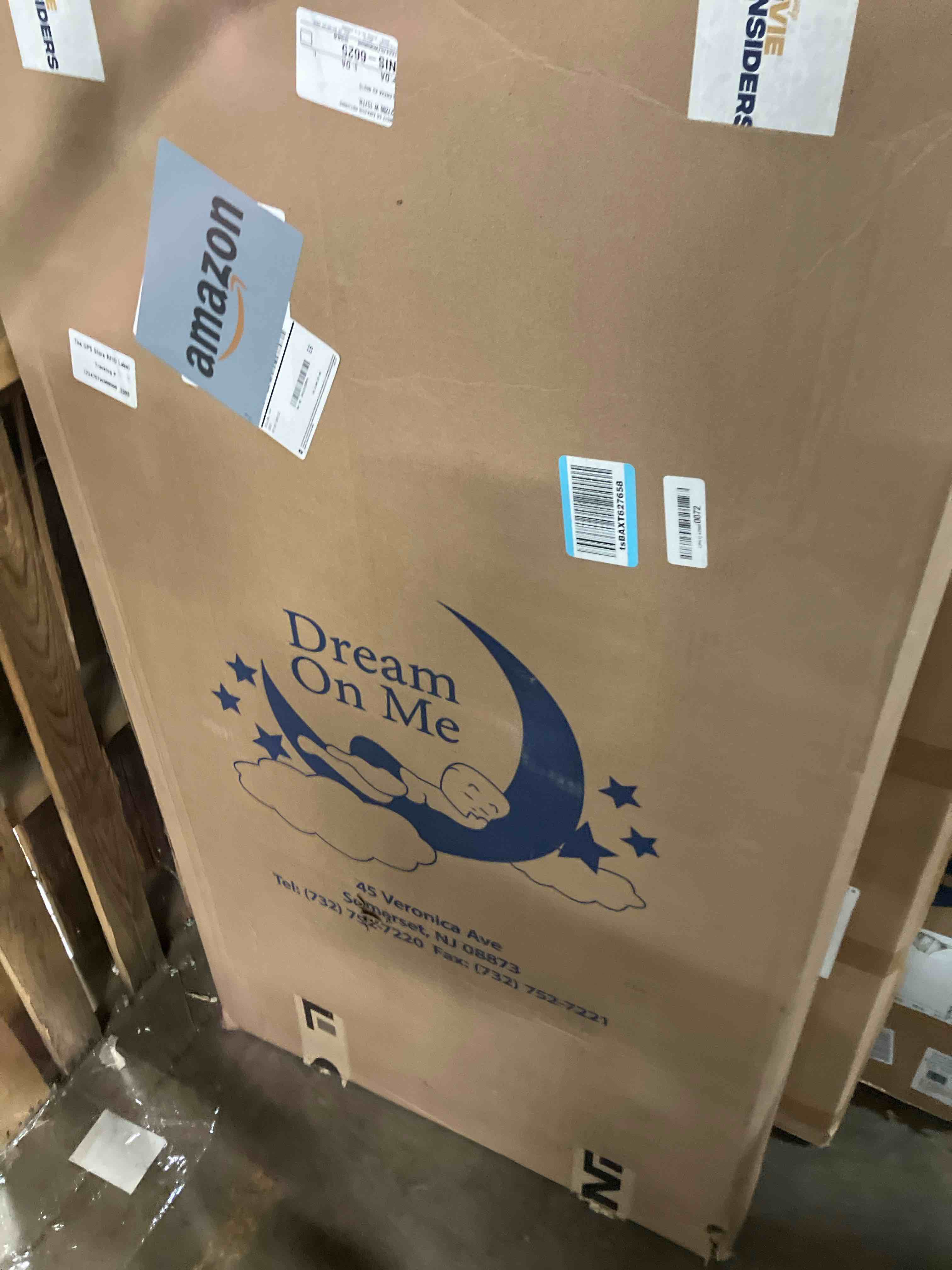 Condition photo showing New/Like New for Dream On Me Twilight 5” 88 Coil Inner Spring Crib & Toddler Mattress – Brown Cloud, Greenguard Gold & JPMA Certified, Waterproof & Stain-Resistant Cover, Fits Standard Full-Size Cribs & Toddler Beds Brown Clouds 5 Inch