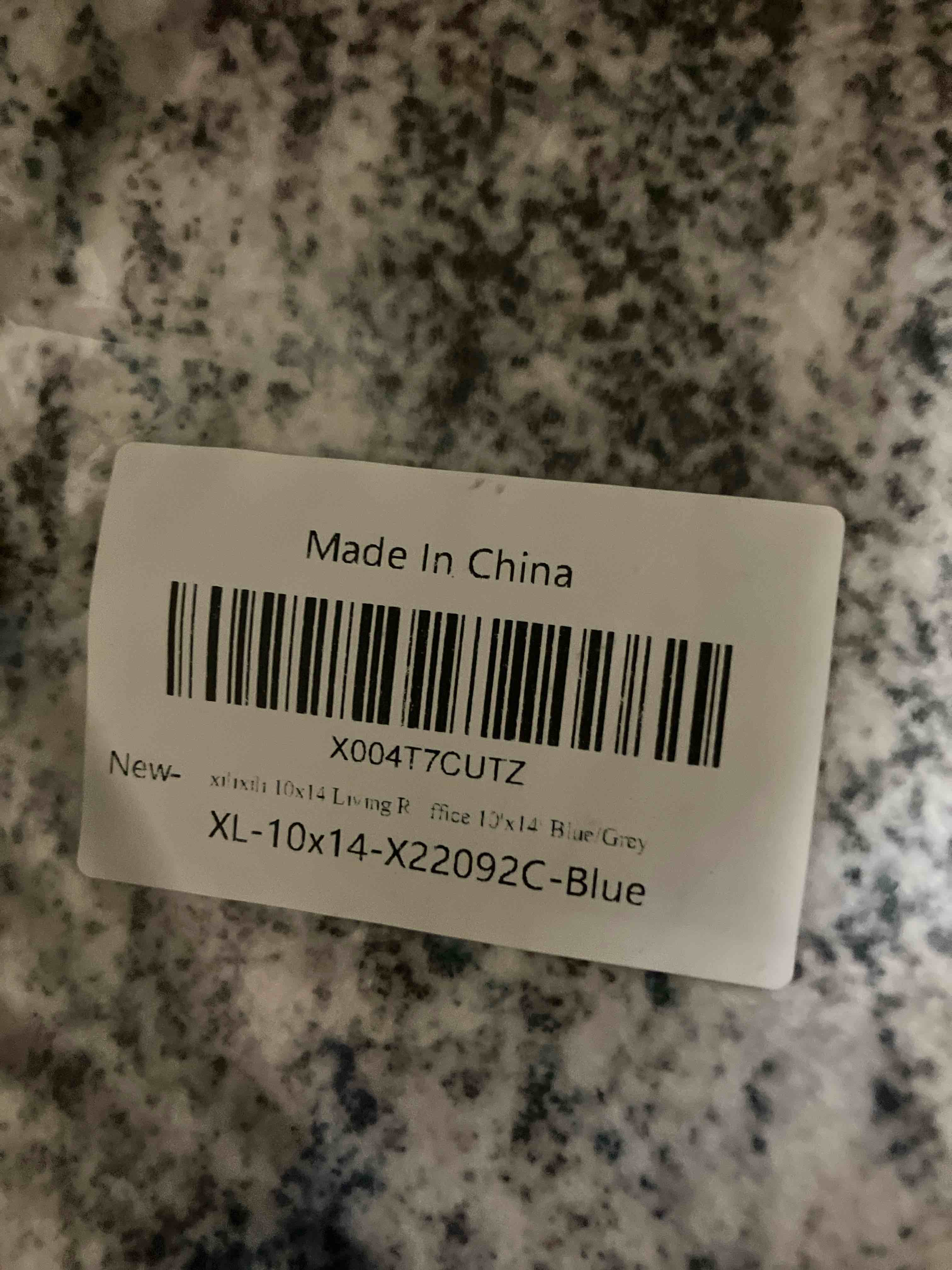 Condition photo showing New/Like New for 10x14 Living Room Rug - Large Washable Non Slip Vintage Rugs Low Pile Stain Resistant Distressed Carpet for Bedroom Dining Room Home Office 10'x14' Blue/Grey