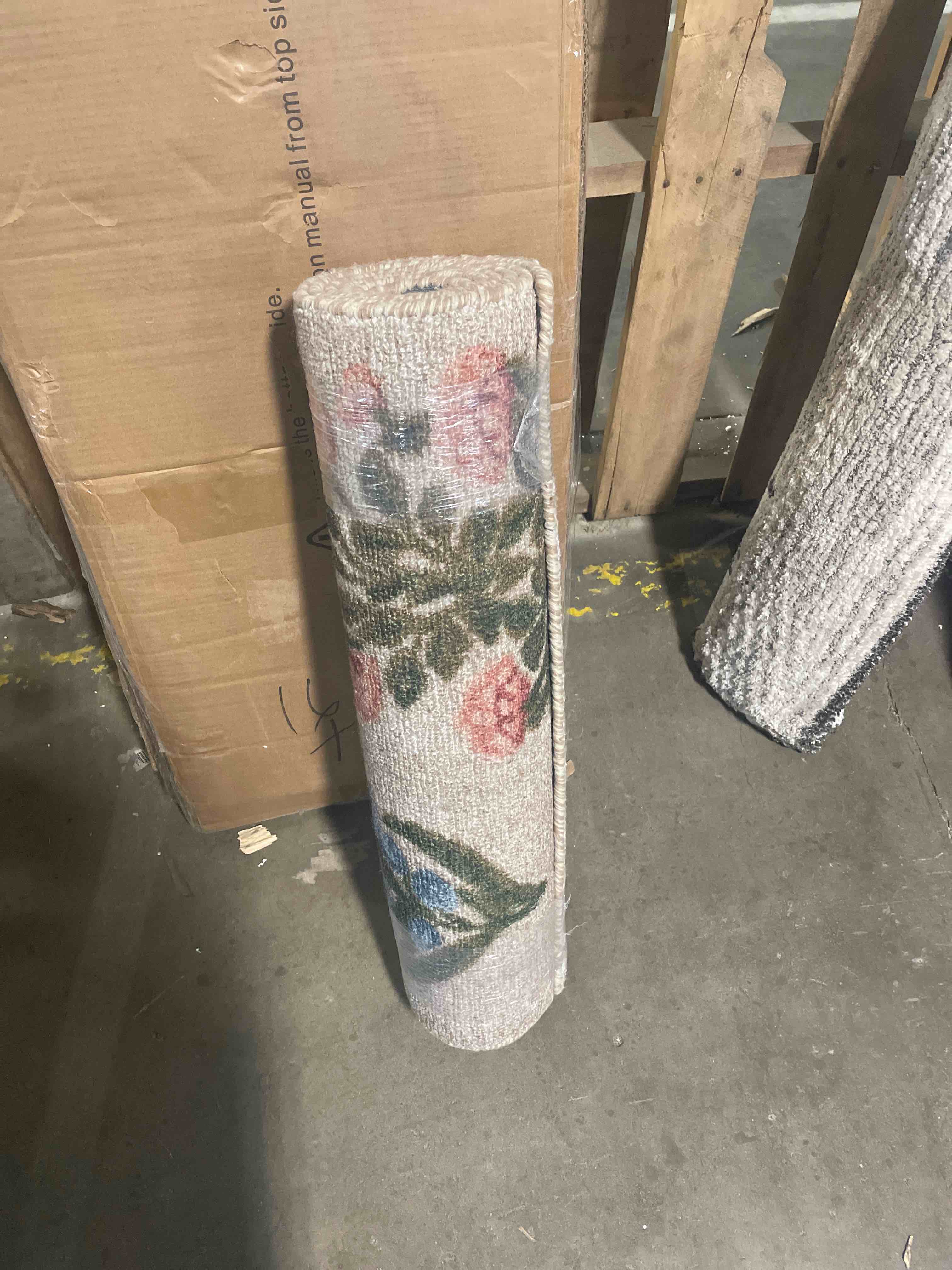 Condition photo showing New/Like New for Loloi Rifle Paper Co. Rosa Collection RSA-02 Cream/Multi 3'-9" x 5'-6" Accent Rug