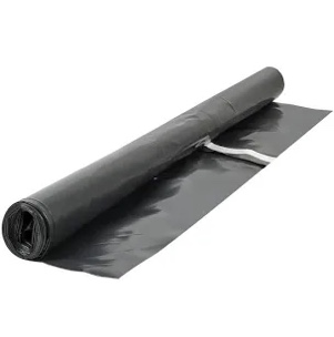 ROBERTS 70-115 Moisture Barricade Underlayment Film, for Vinyl, Laminate SPC, Engineered Wood Floors, 6 mil. Thick, Polyethylene, 120 Sq. Foot Roll, Black
