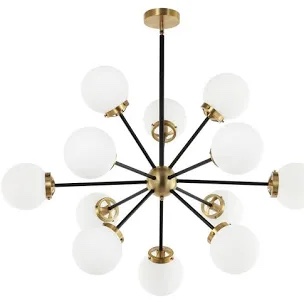 Arisai Andreau 12-Light Dimmable Sputnik Sphere Chandelier