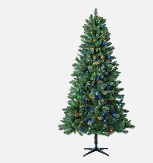 Holiday Time 6.5 Pre-Lit Windham Spruce Artificial Christmas Tree