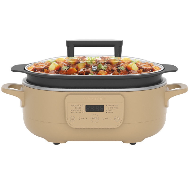 MAGNIFIQUE 6 Quart Multi-Cooker with 8-in-1 Programmable Slow Cooker