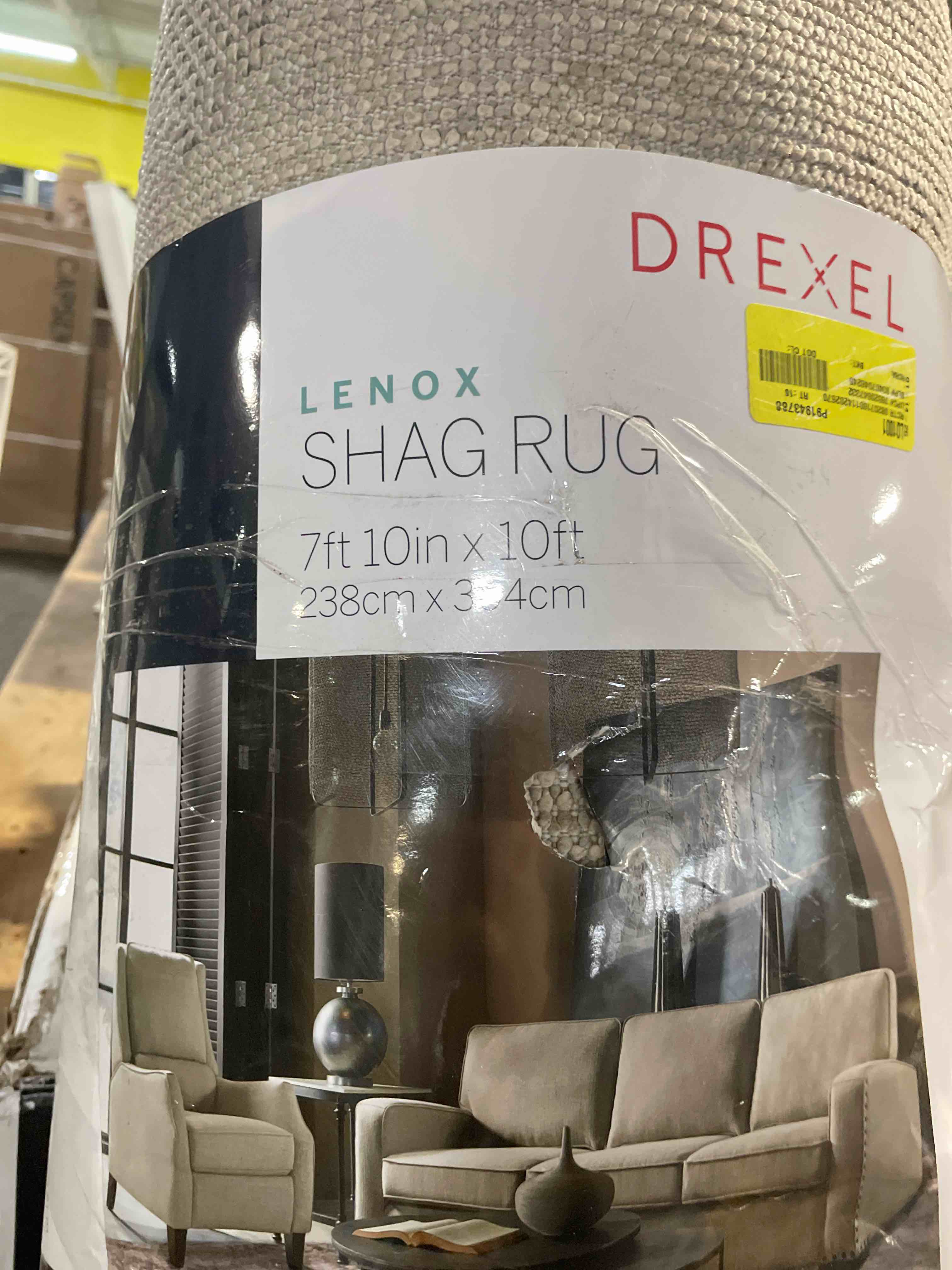 Condition photo showing Good Condition for Drexel Lenox Shag Area Rug 7ft10in x 10ft