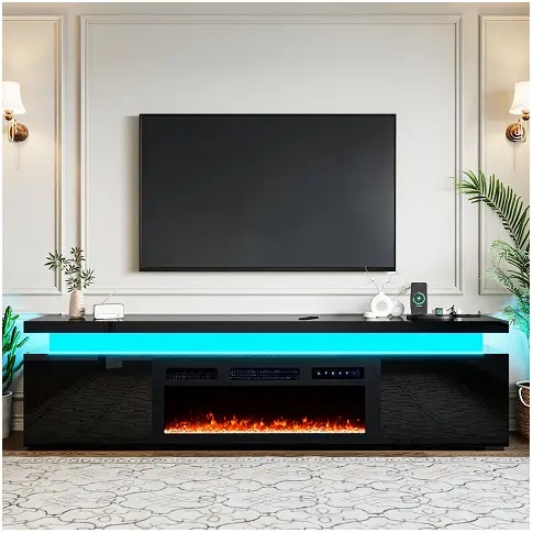 fireplace tv stand  