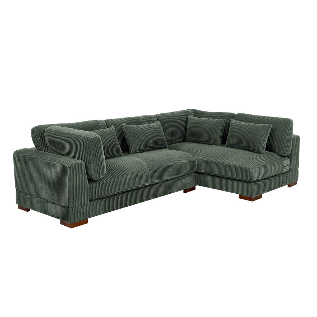 Basilius 2  Piece Upholstered Sect