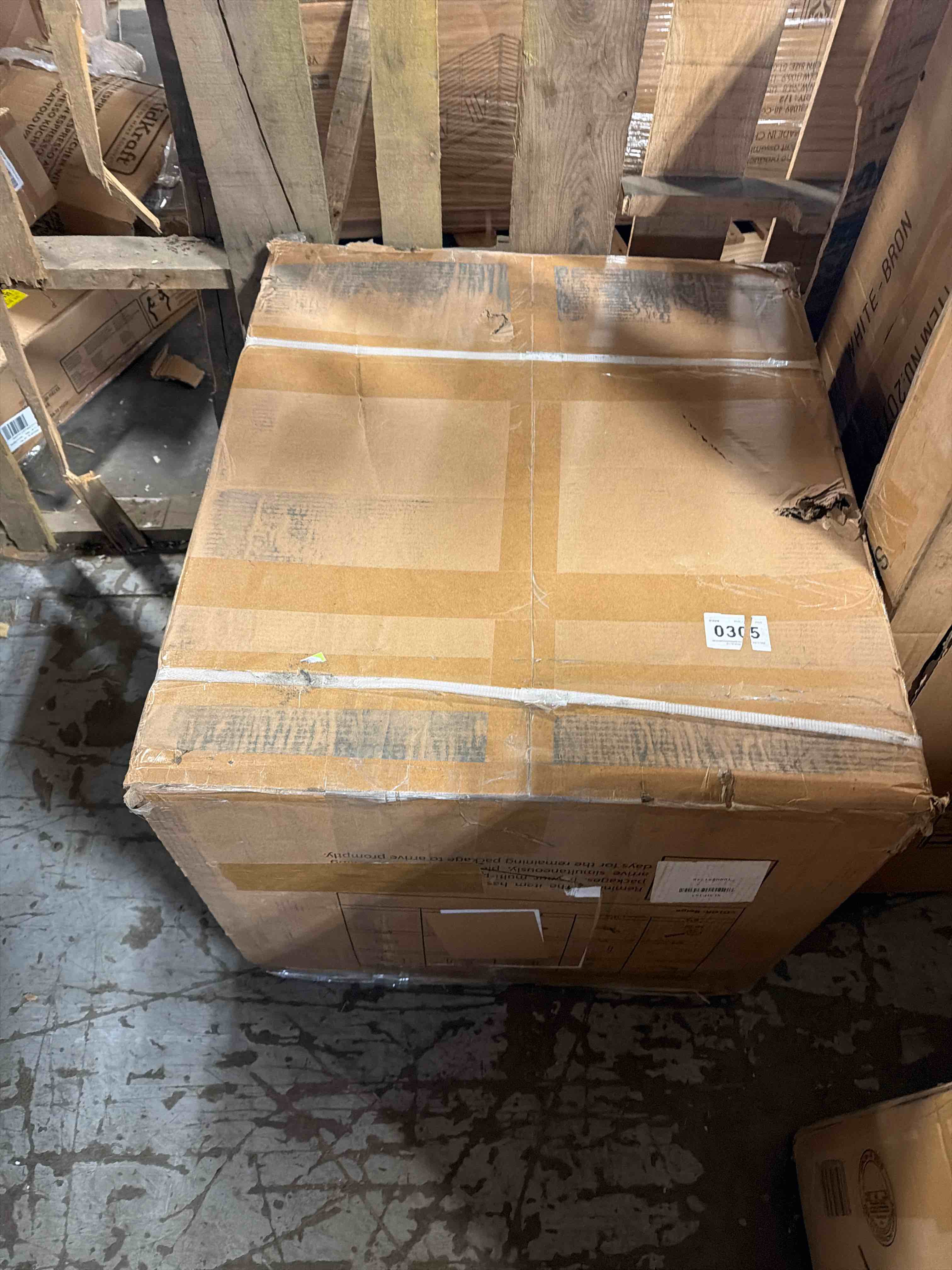 Condition photo showing As Is for 4-Seat Modular Chaise Sectional