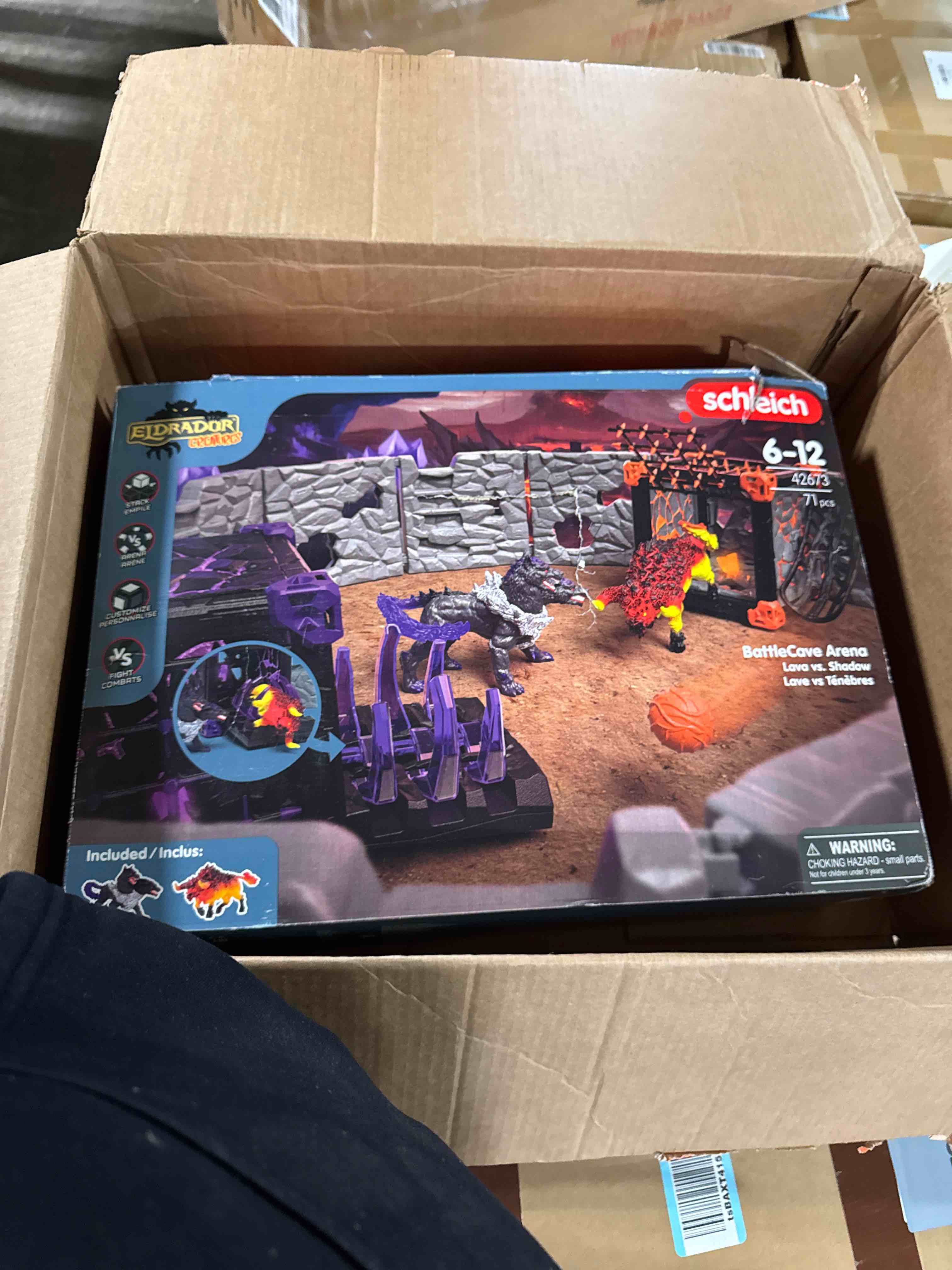 Condition photo showing Good Condition for Schleich Eldrador 4-Piece Monster Toy for Boys and Girls Ages 7+, Eldrador Creatures Starter Set with 3 Action Figures