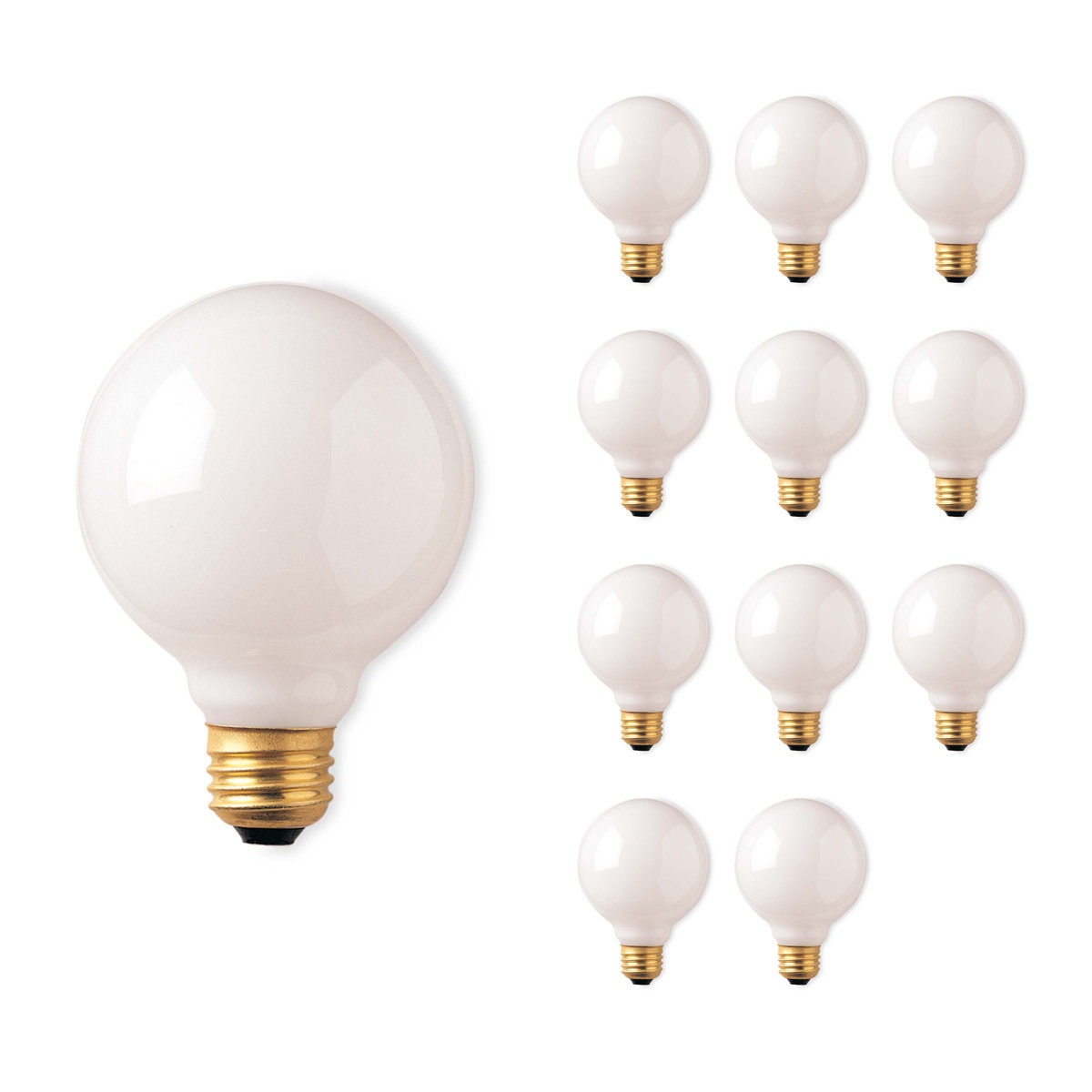 40 watt g30 dimmable incandescent globe light bulb 2700k e26/medium (standard) base