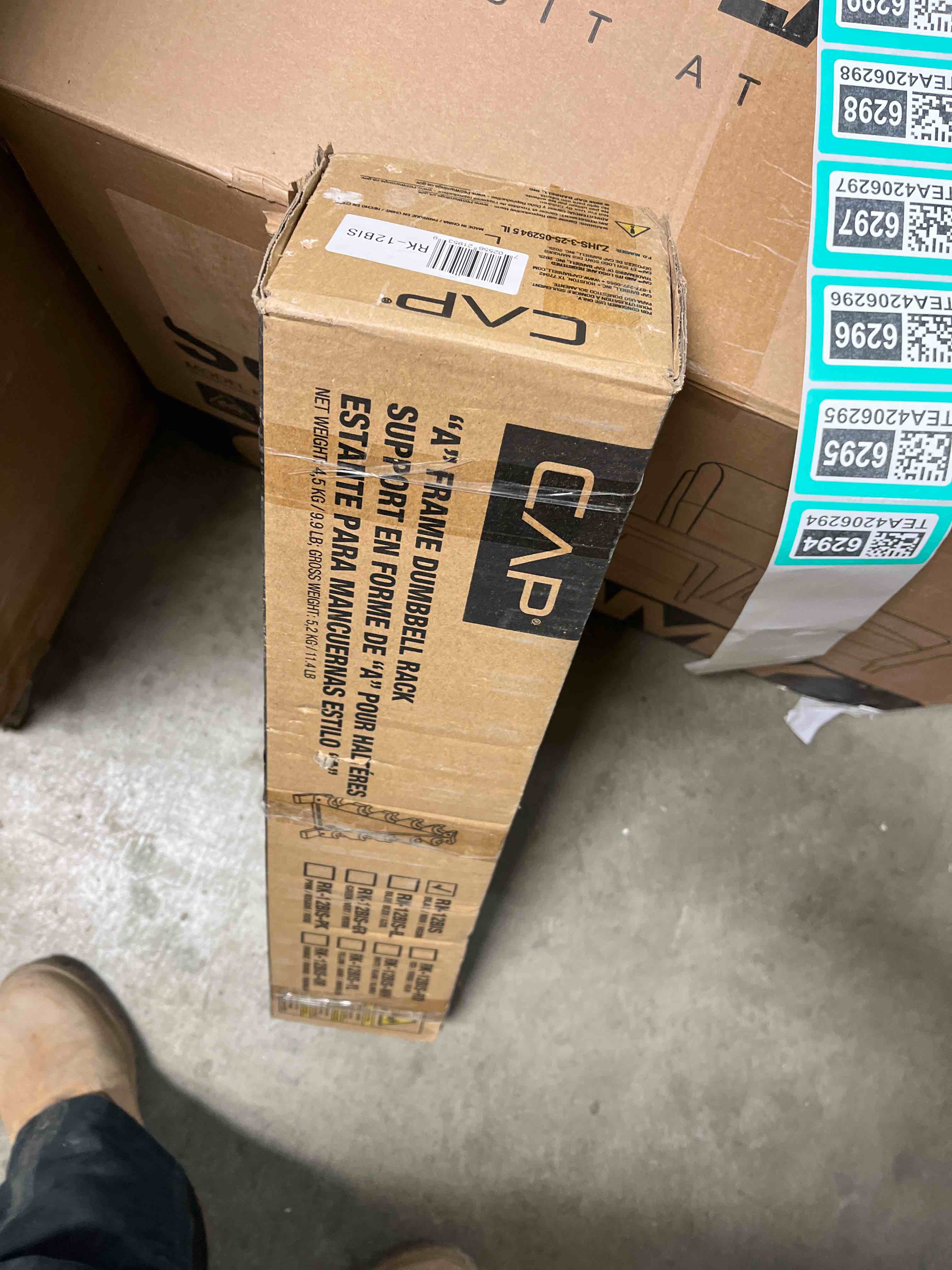 Condition photo showing New/Like New for Cap A-Frame Dumbbell Weight Rack | Color Series