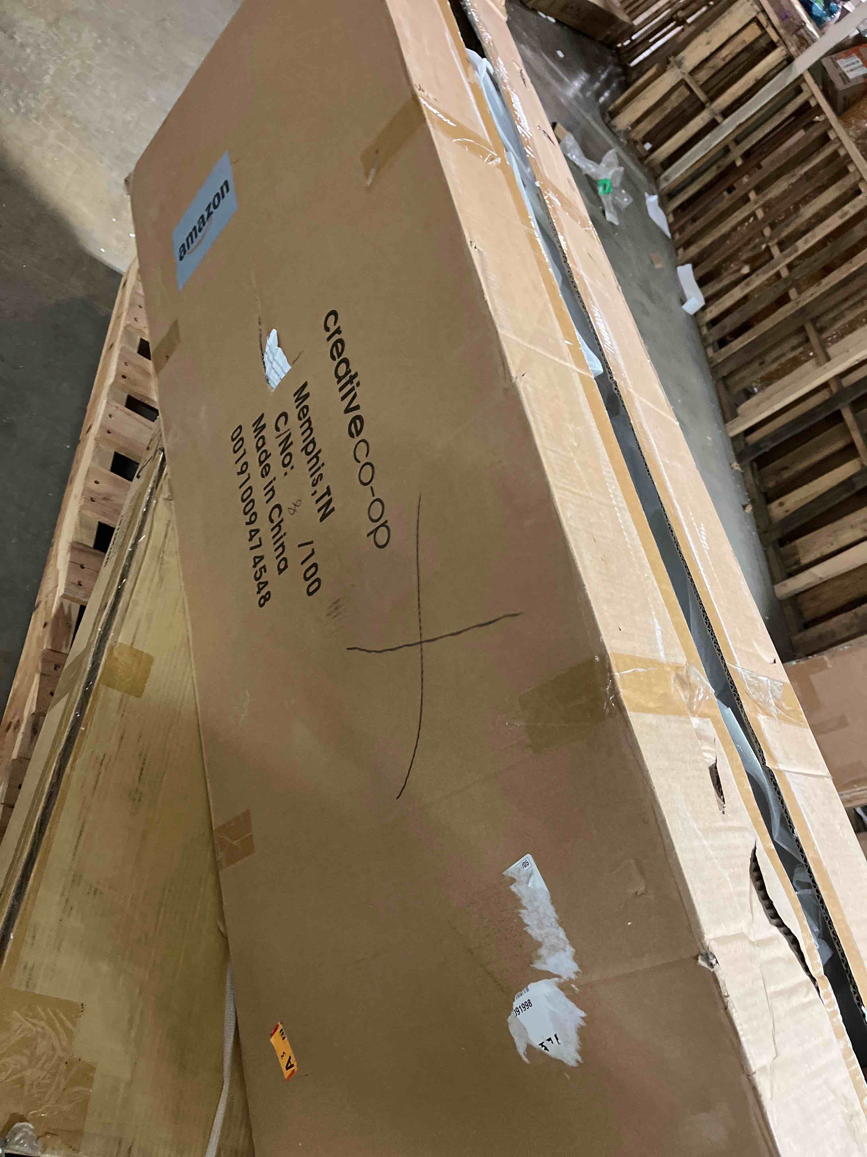 Condition photo showing New/Like New for 60" Floating Mantel Shelf - Modern White Fireplace Mantel with Matte Lacquer Finish for Living Room Elegance (60", White) 60" White