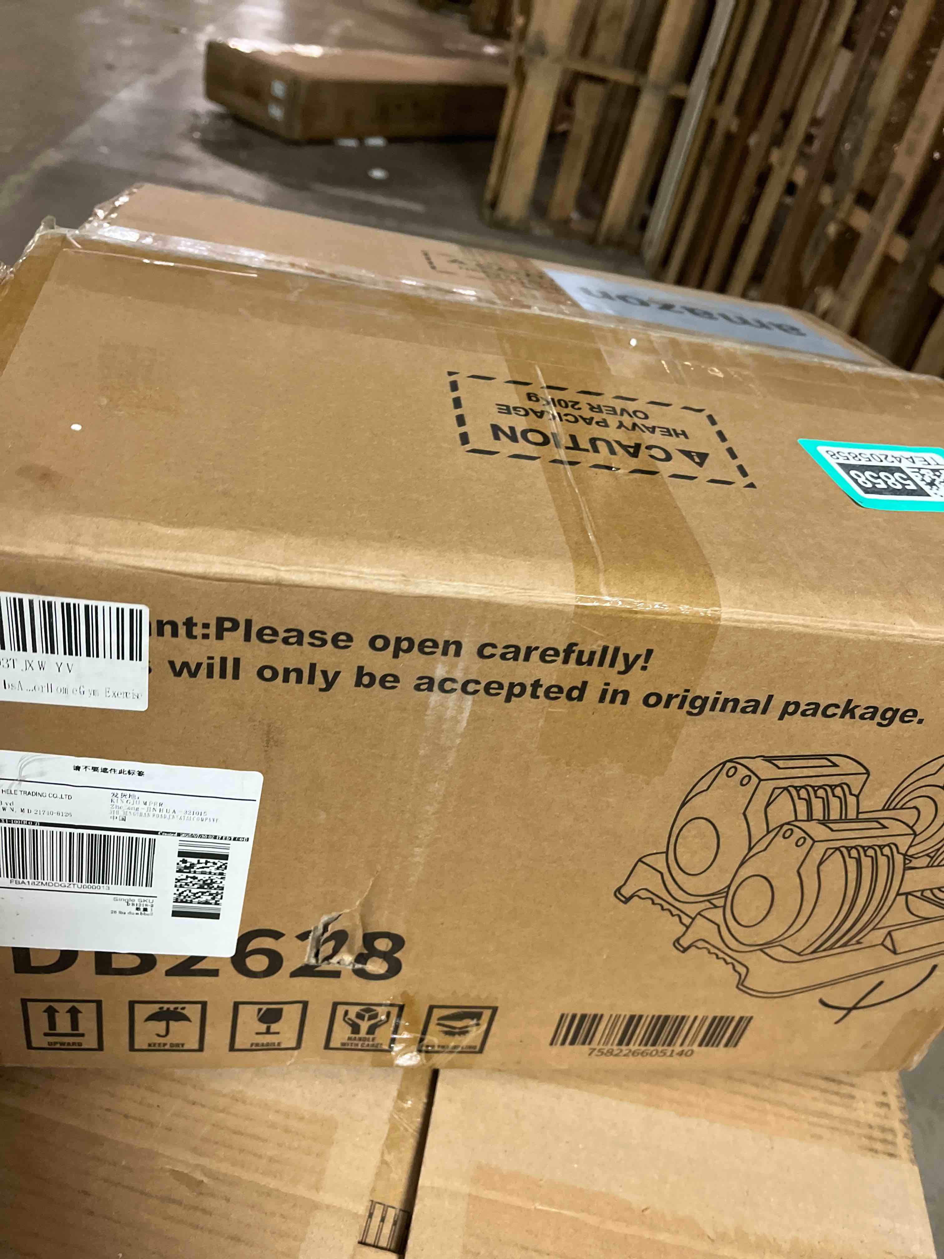 Condition photo showing New/Like New for AOTOB 25/55 lbs (Pair) Adjustable Dumbbell Set, Dumbbells Adjustable Weight with Anti-Slip Fast Adjust Turning Handle, Dumbbell Sets Adjustable for Men and Women, Dumbbells Pair for Home Gym Exercise 25lbs Black Pair