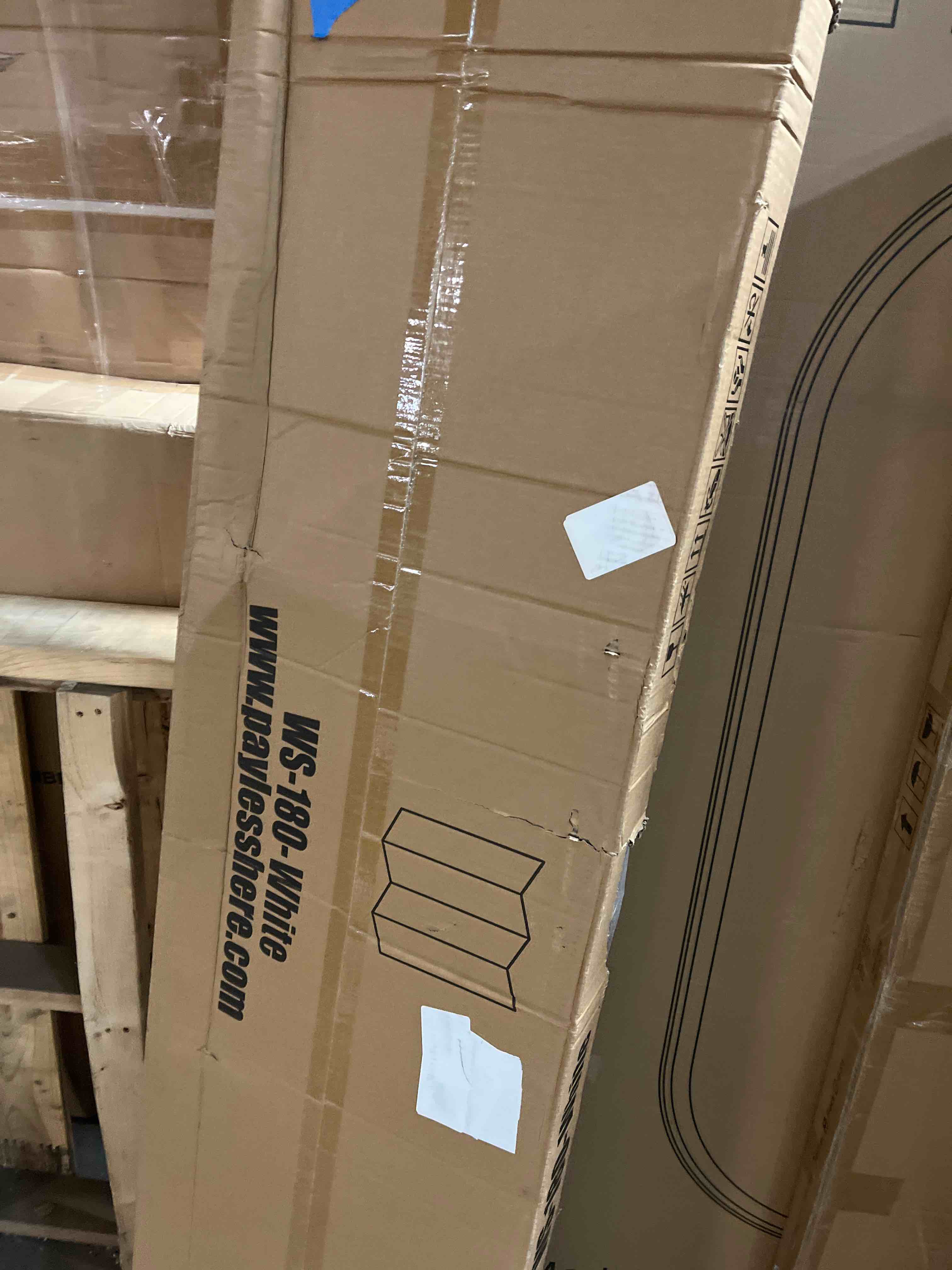 Condition photo showing New/Like New for Flipside Products 36” x 48” Project Boards for Presentations, Science Fair, School Projects, Event Displays and Trifold Picture Board, Proudly Made in USA - White - 4 Pack 4 Pack Clay White