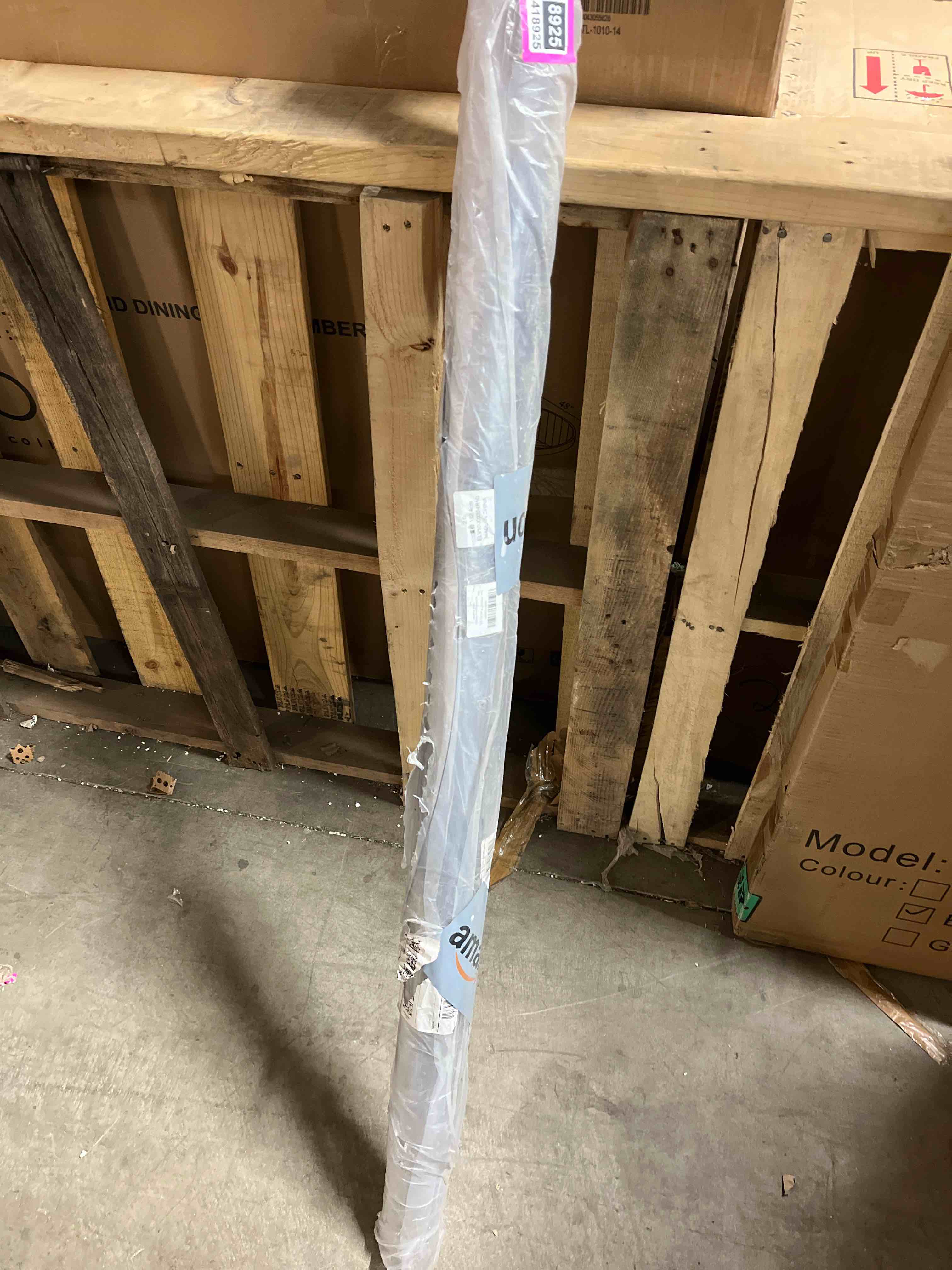 Condition photo showing New/Like New for ETECHMART Clear Round Table Cover Protector 60'', 2.0mm Thick Vinyl Waterproof Transparent Table Protector, Non-Slip Heat Resistant Clear Plastic Table Cover Protector for Coffee Table Hard Floor 2.0mm Clear Dia. 60 Inches (Round)