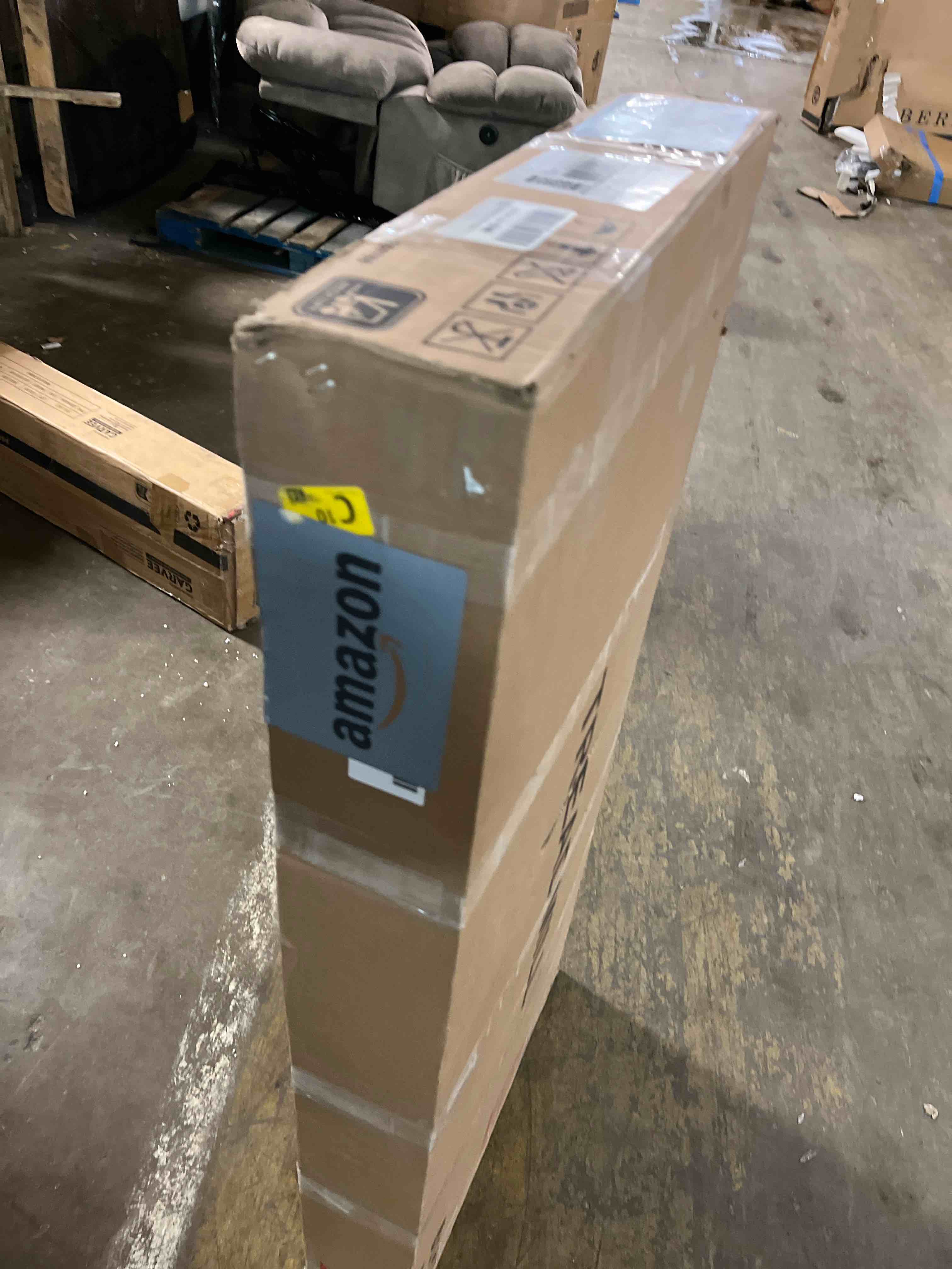 Condition photo showing New/Like New for Incline Treadmill with Handles, Portable Small Folding Treadmill for Home Office, Walking Pad with 300 LBS Capacity, 24 Preset Programs, LED Display, Extendable Cup Holder Black