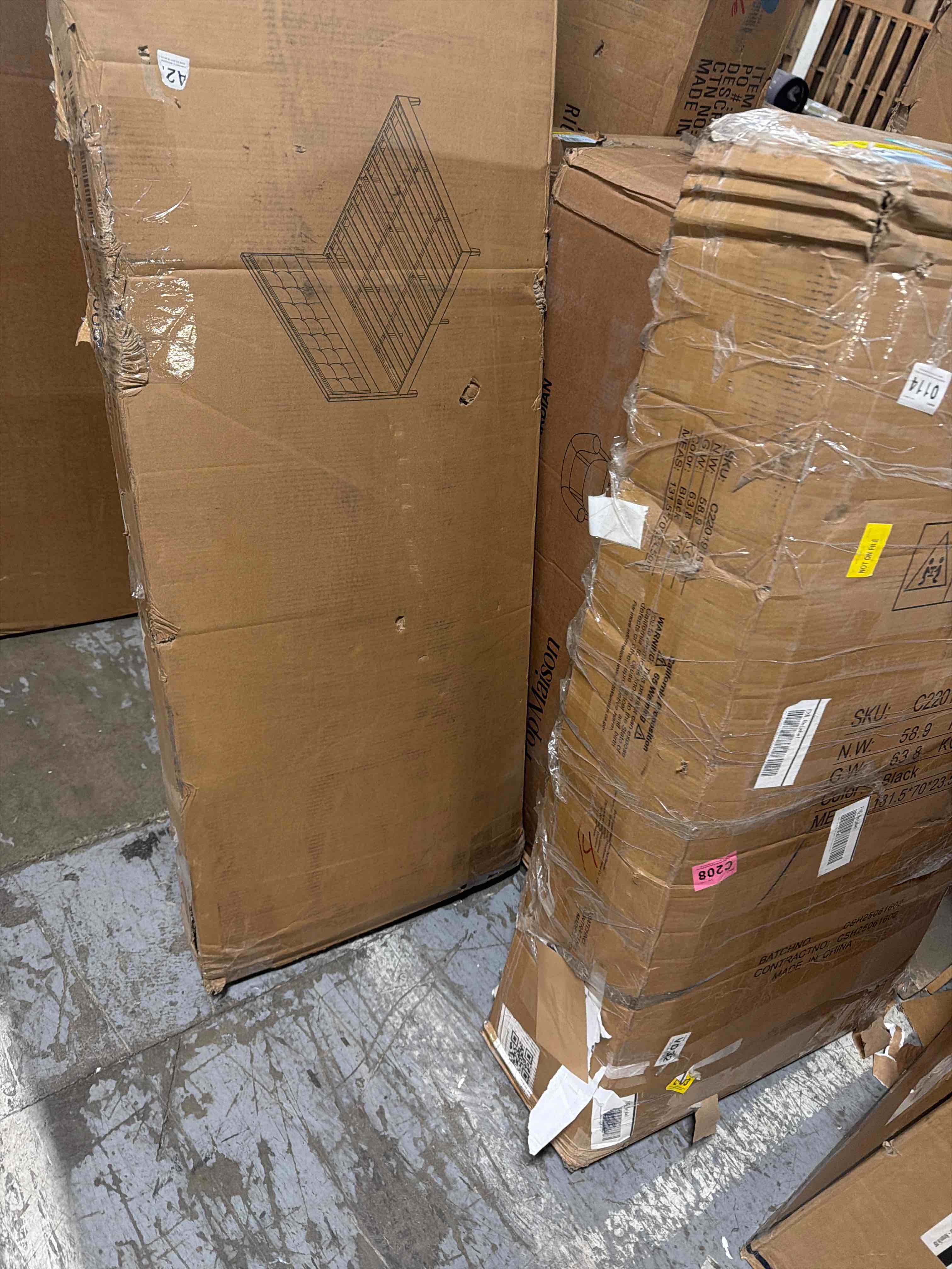 Condition photo showing Good Condition for Behka Upholstered Platform Bed