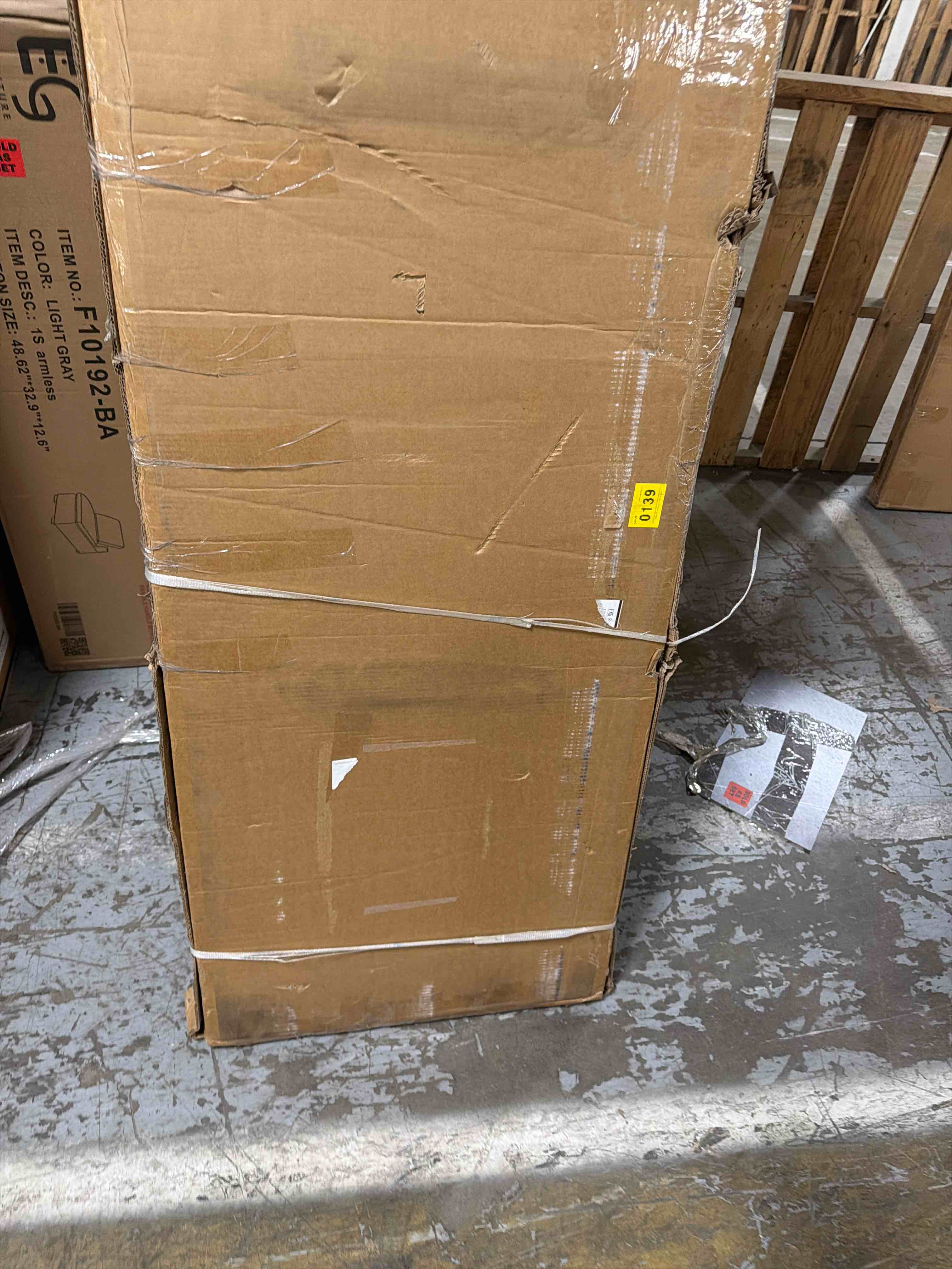 Condition photo showing As Is for 35'' W 72'' H Framed Round Double Slide Shower Enclosure EGL-SLD-801+BASE