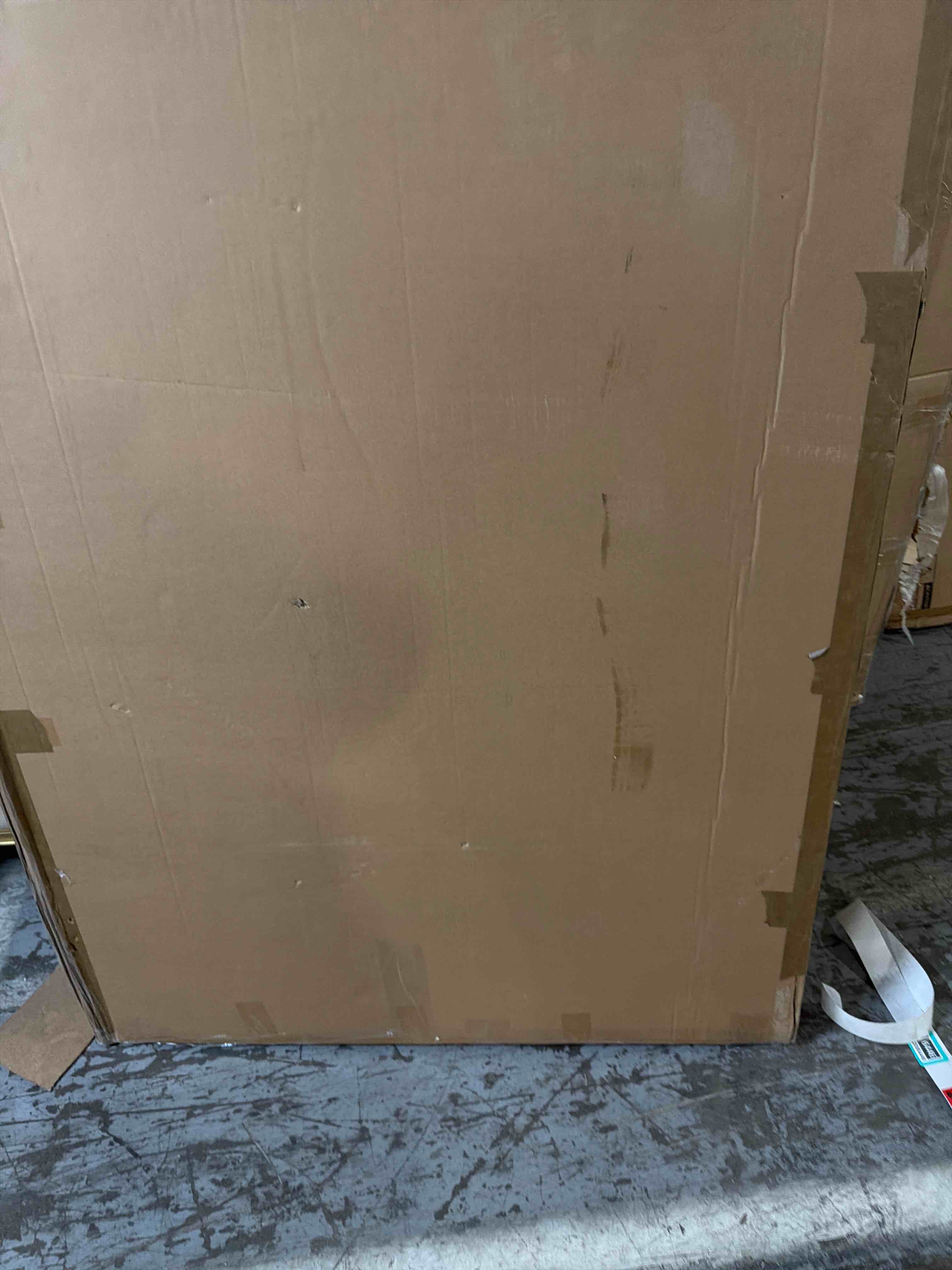 Condition photo showing Good Condition for Keynote Upholstered Fabric Curved Platform Bed