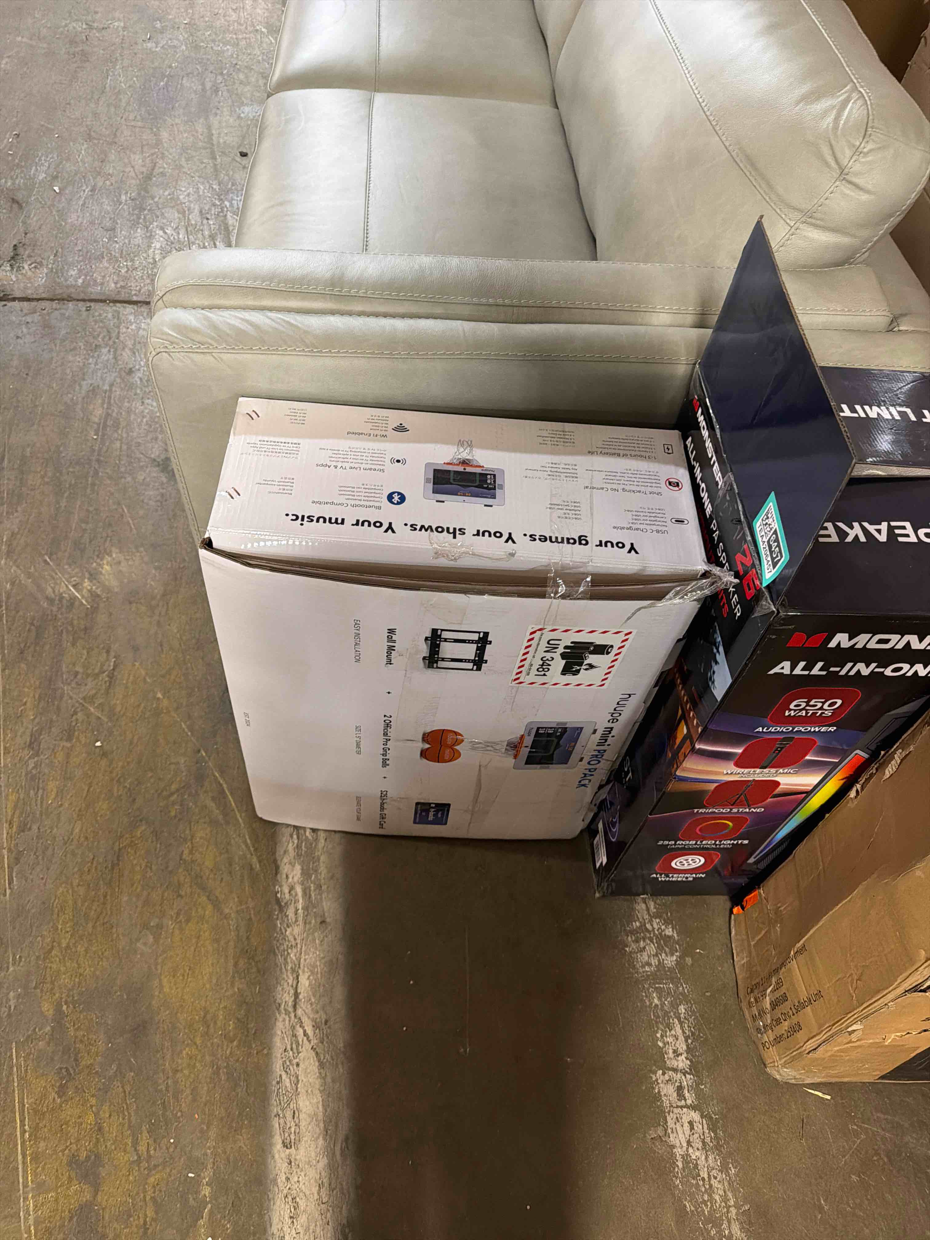 Condition photo showing As Is for huupe mini – The World’s First Smart Mini Basketball Hoop Game Console – The Ultimate Gift for Kids & Families for Indoor Gameplay and Interactive Fun