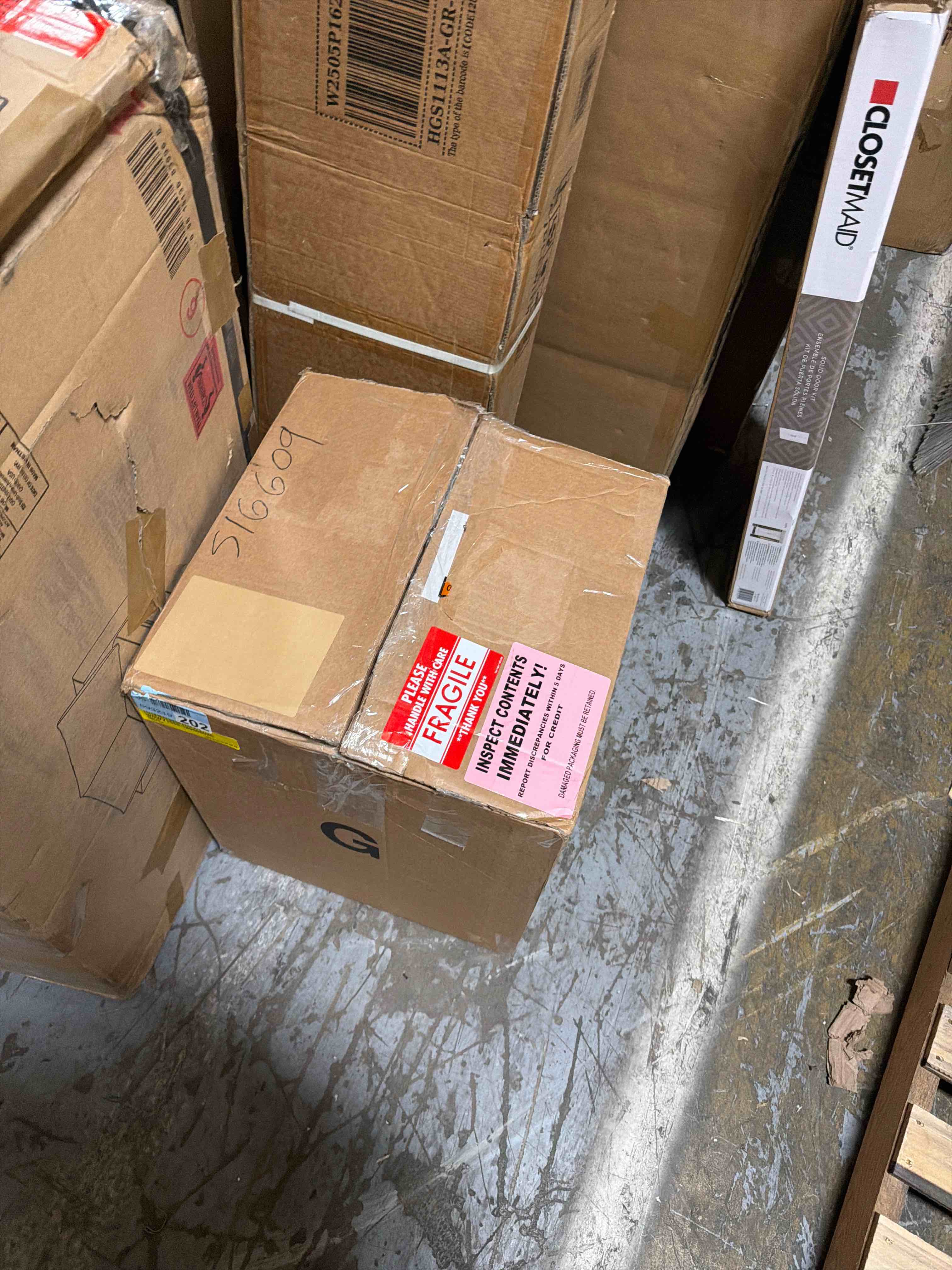 Condition photo showing Good Condition for Round Wastebasket/Toilet Brush Holder Bundle (Set of 2) By Gatco