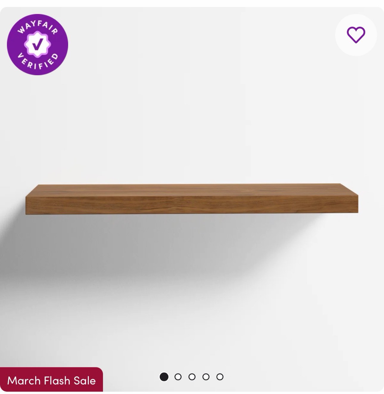 sherice floating shelf