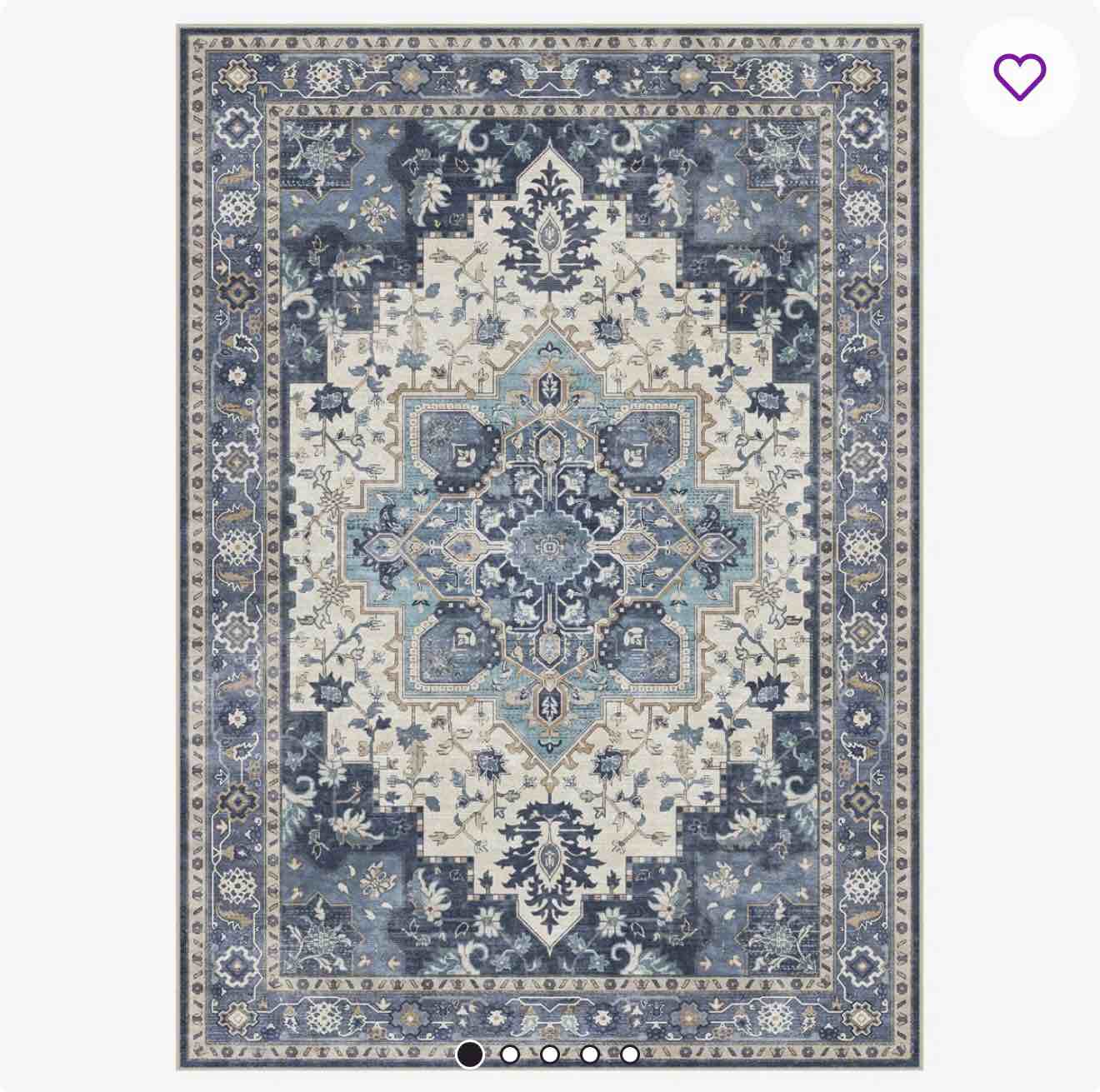 roehit oriental performance machine washable area rug