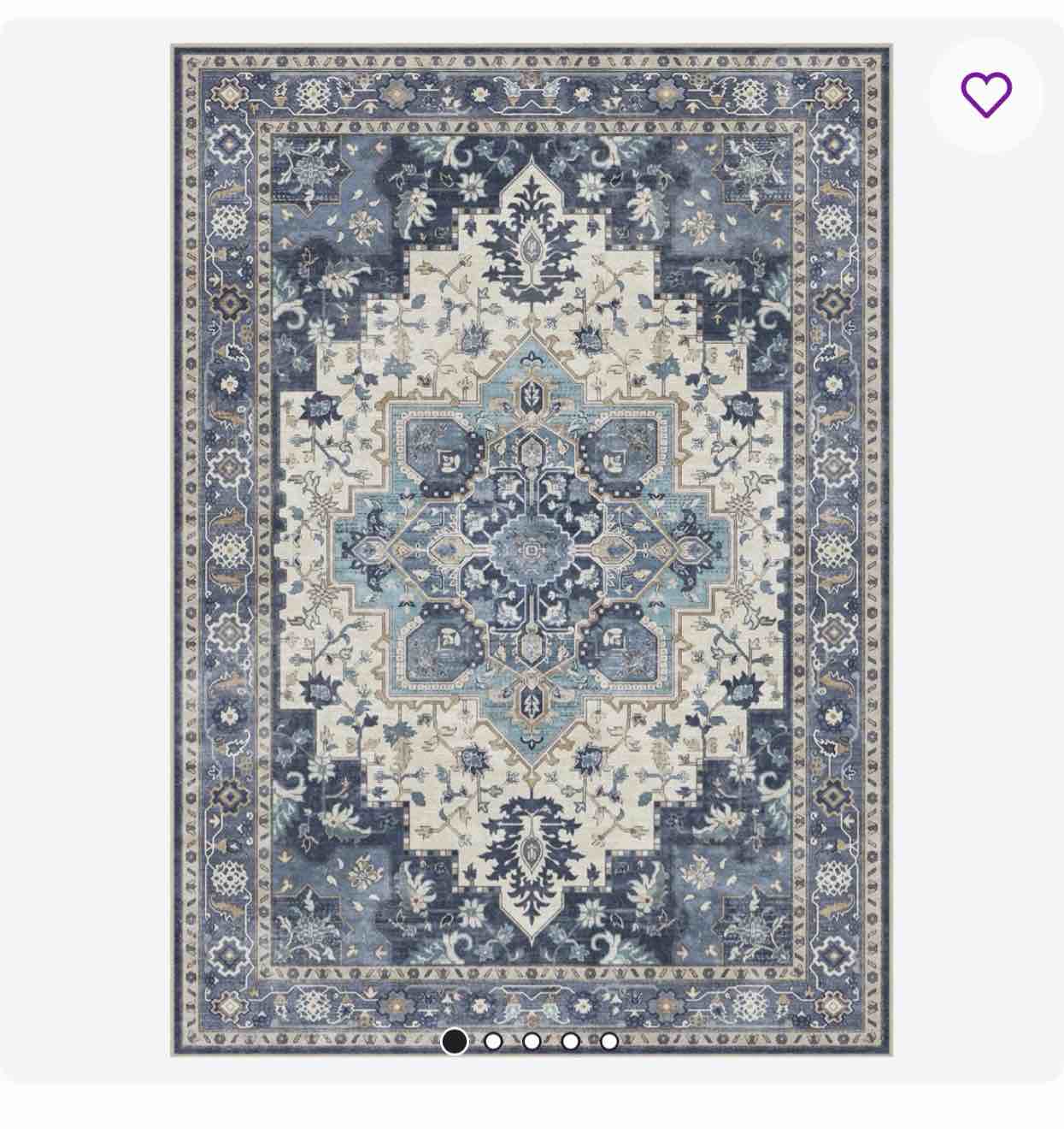 roehit oriental performance machine washable area rug