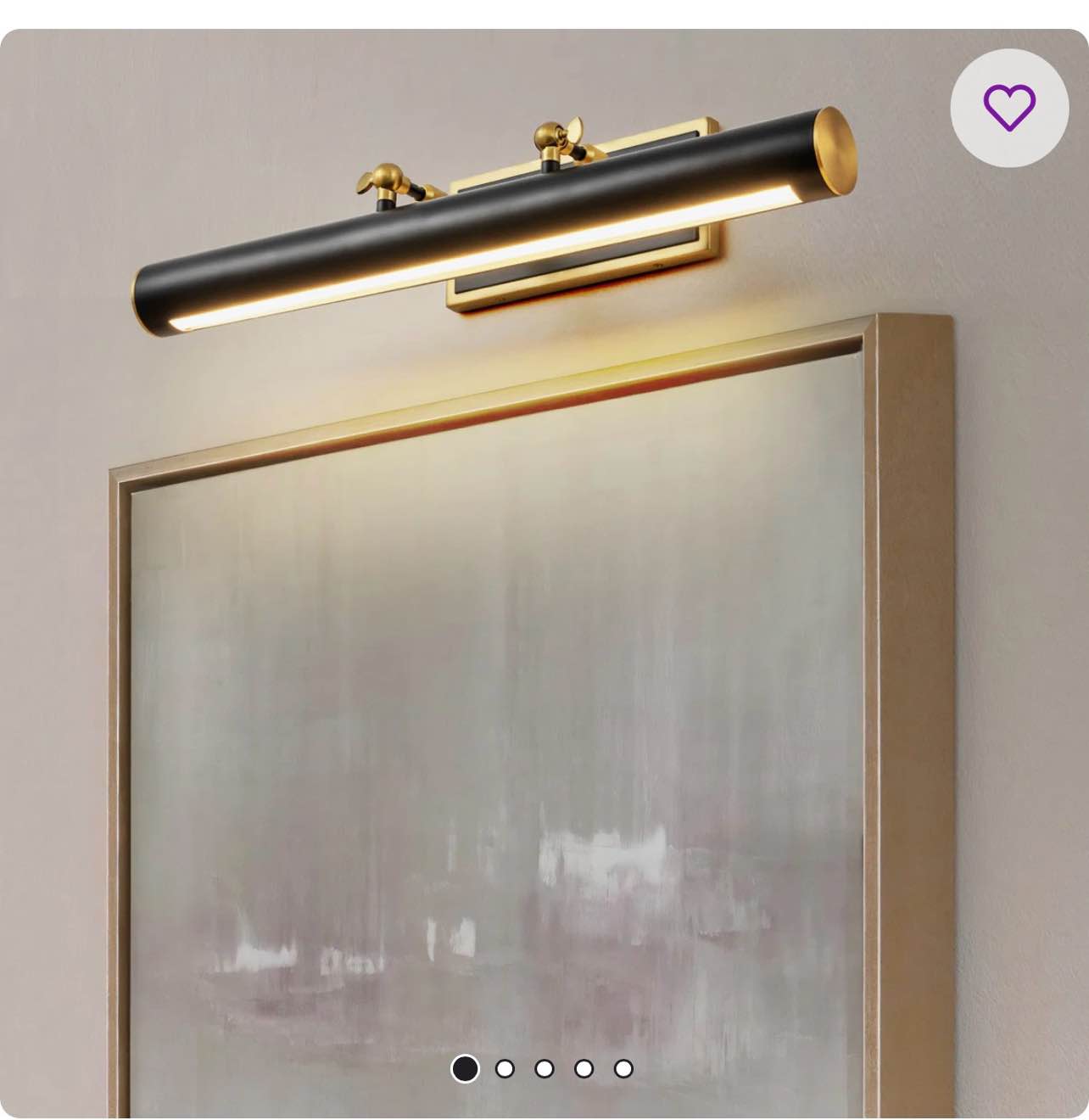 24'' dimmable led wall mounted picture light
