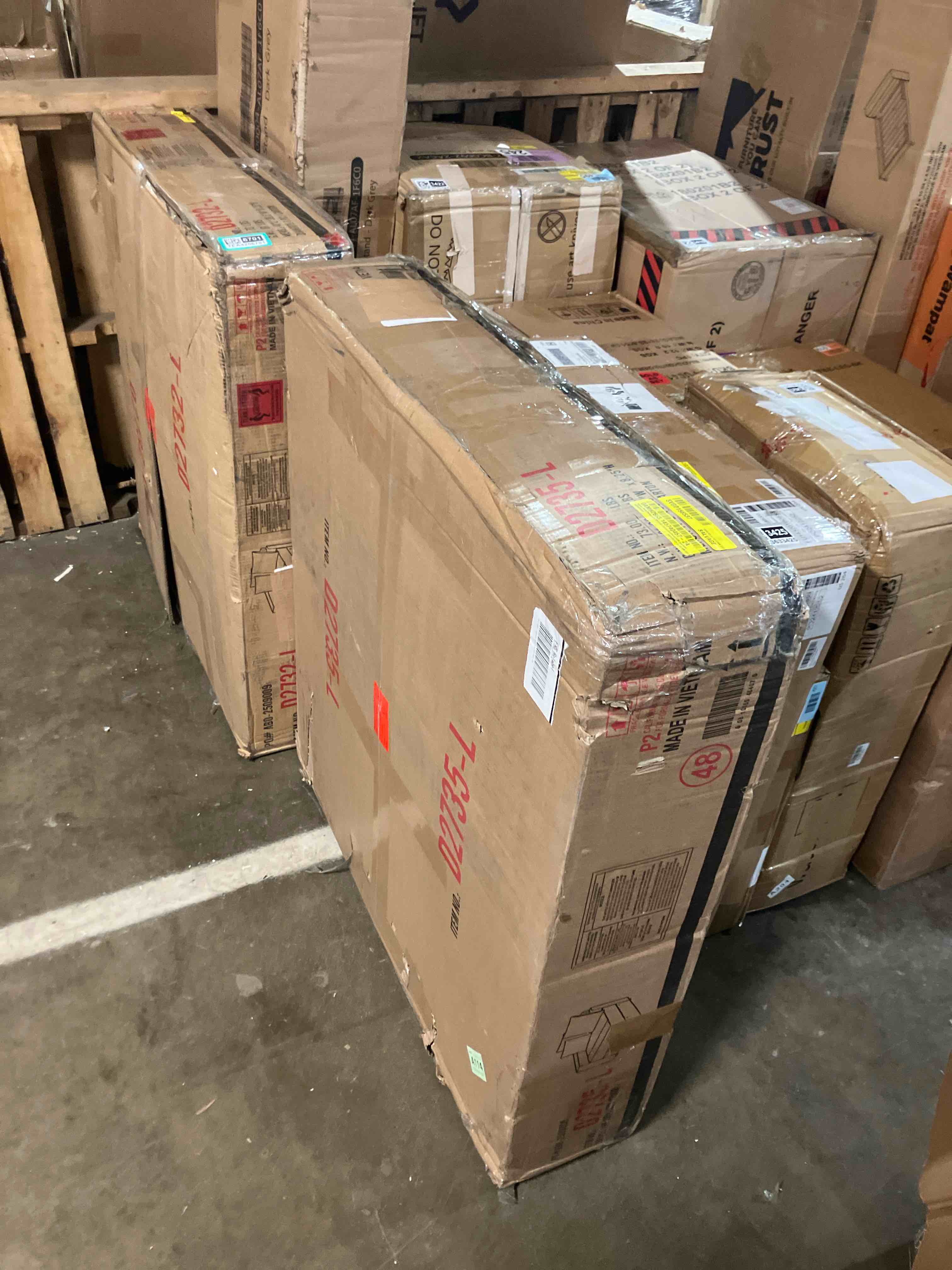 Condition photo showing As Is for Latitude Run Loette 3 - Piece Corduroy Sectional (Left arm chair only)