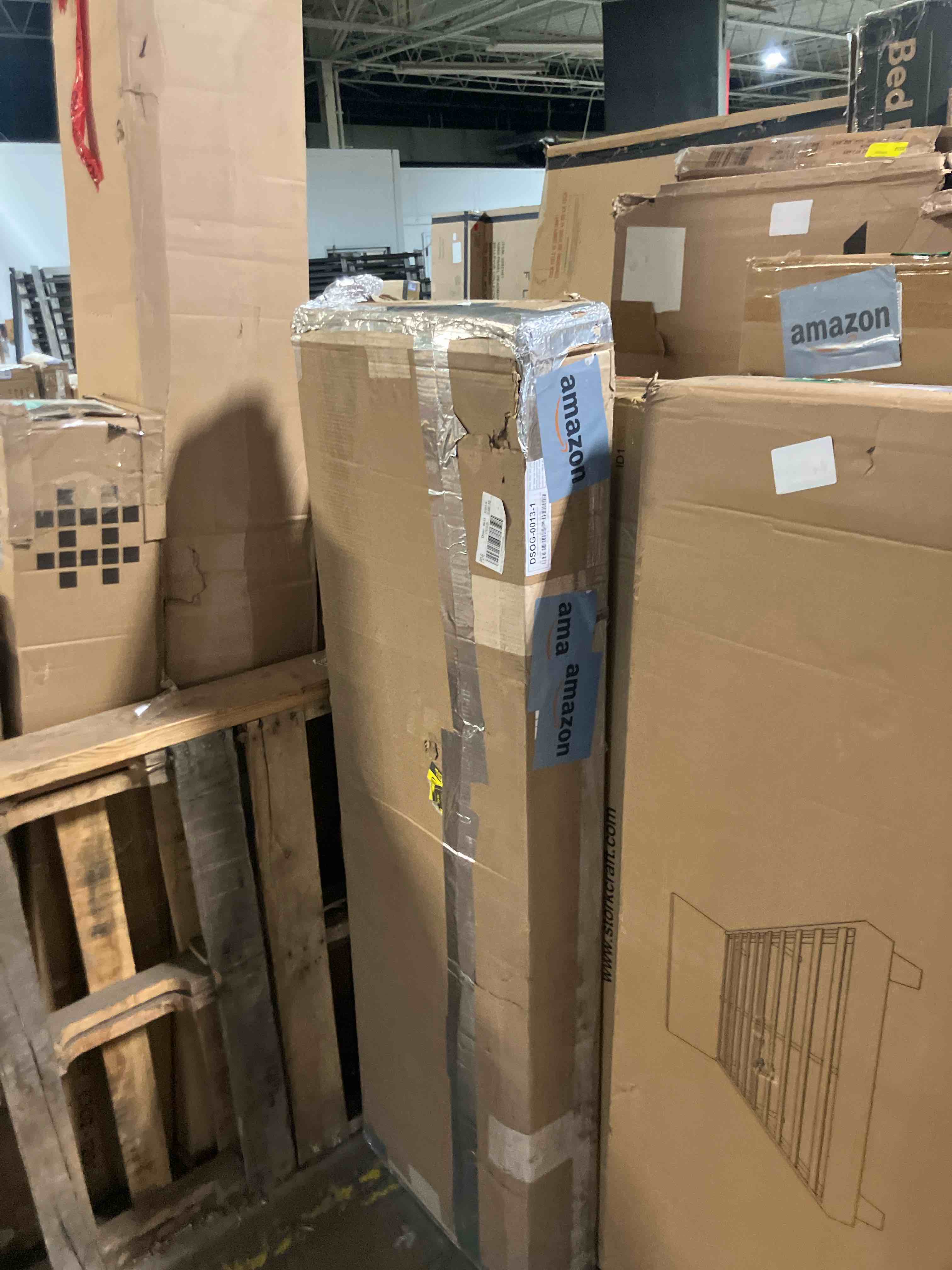 Condition photo showing New/Like New for Gracie Hall Tree 60'' Wide with Bench and Shoe Storage, Shoe Cabinet, Storage Cabinet with 24 Shoe Cubbies and 6 Double Coat Hooks 15.5" D x 60" W x 77" H, Drifted Gray